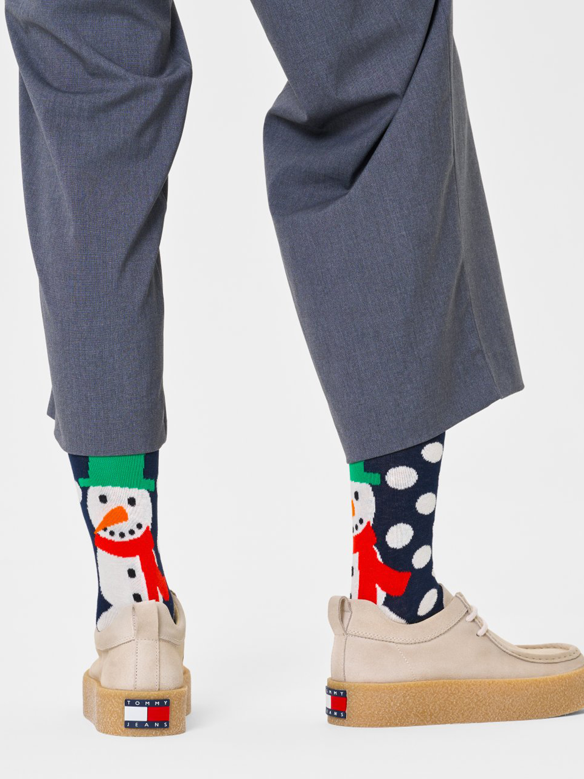 Чорапи Happy Socks Jumbo Snowman (navy)