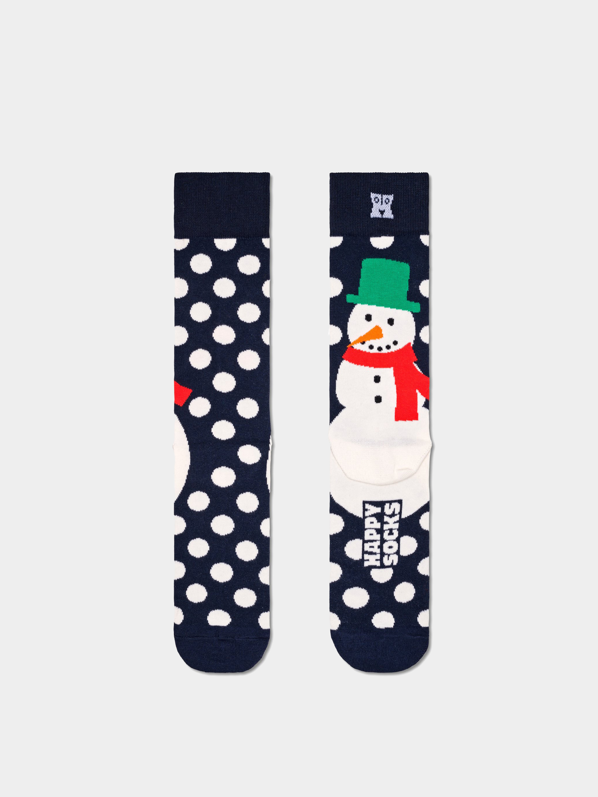 Чорапи Happy Socks Jumbo Snowman (navy)