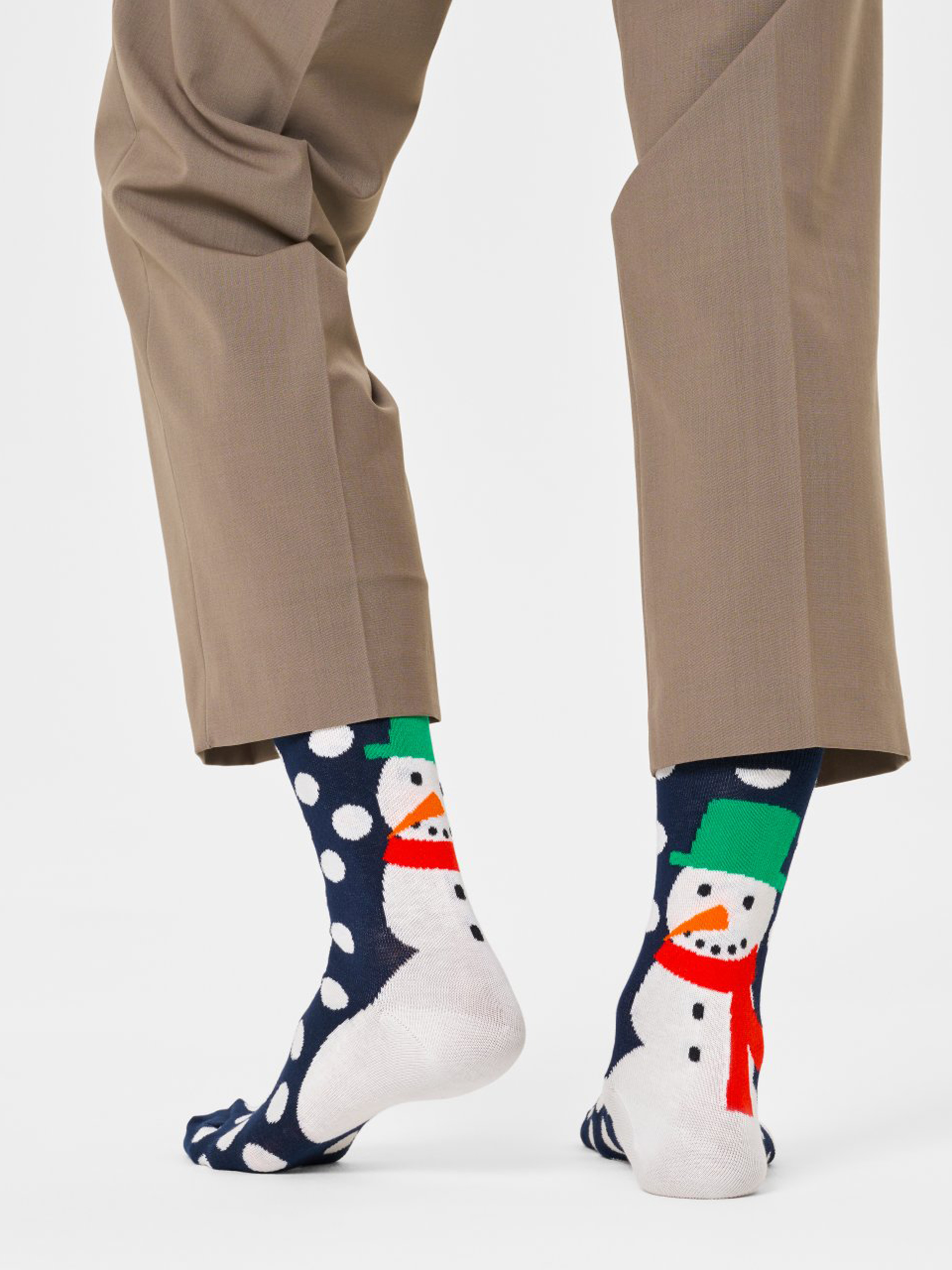 Чорапи Happy Socks Jumbo Snowman (navy)