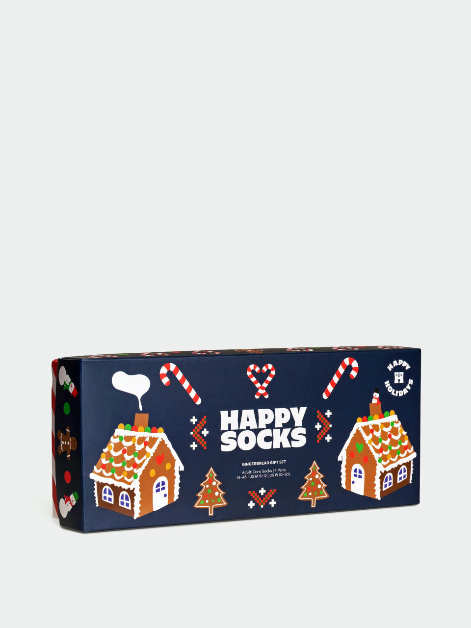 Чорапи Happy Socks 4 Pack Gingerbreads Gift Set (navy)