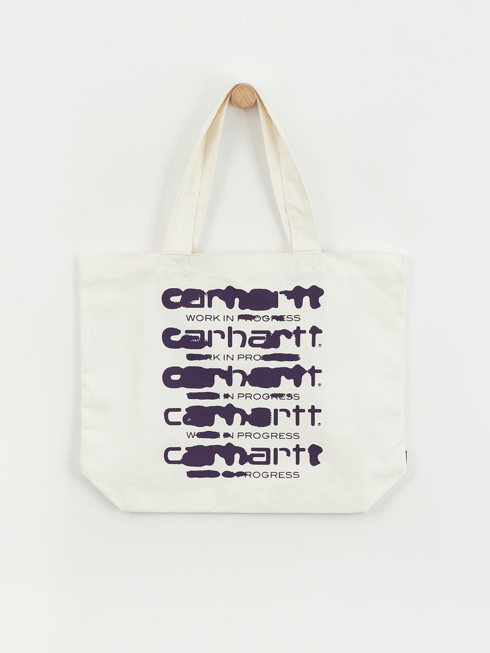 Чанта Carhartt WIP Canvas Graphic Tote (ink bleed print/wax/tyrian)