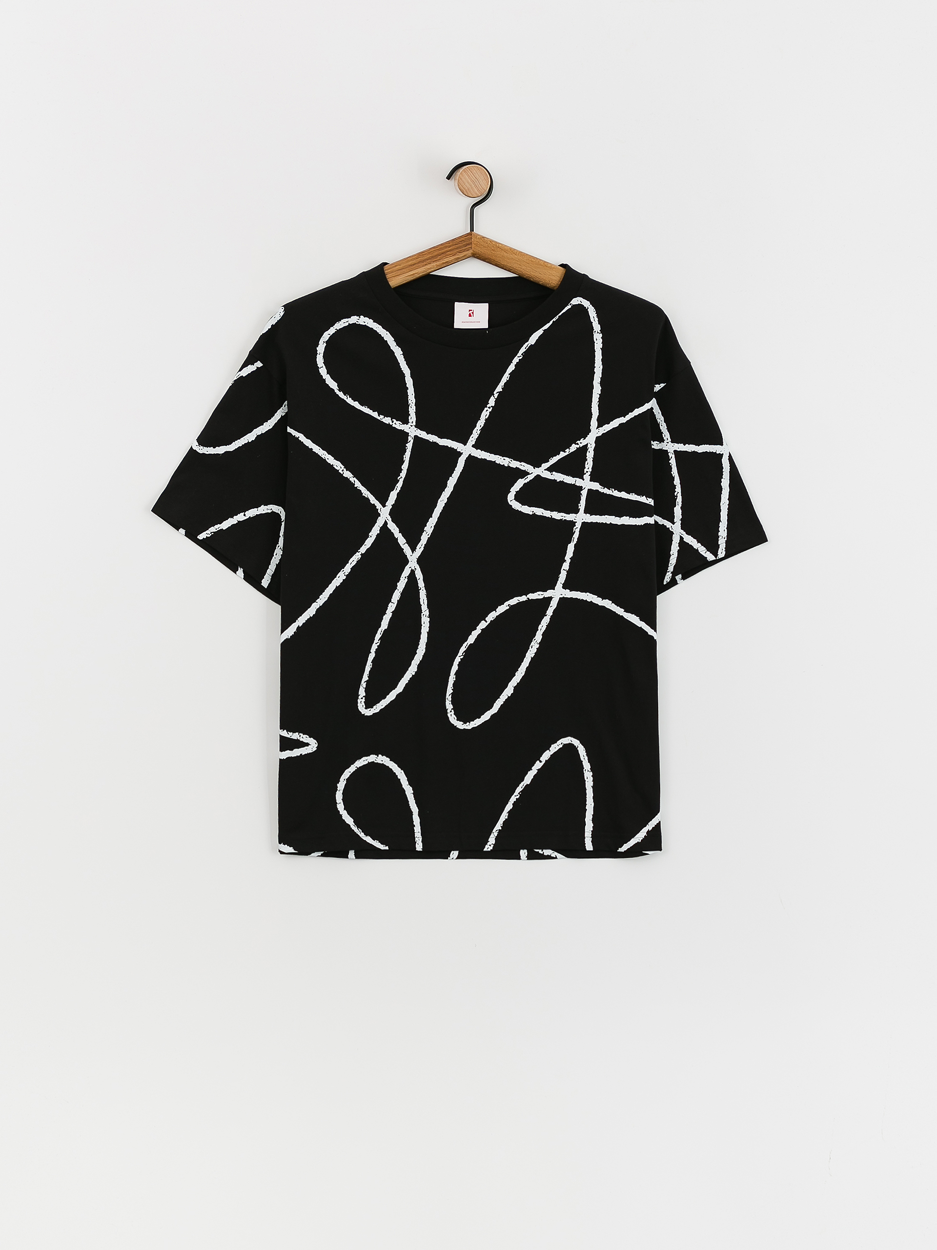 Тениска Poetic Collective Doodle Pattern (black)