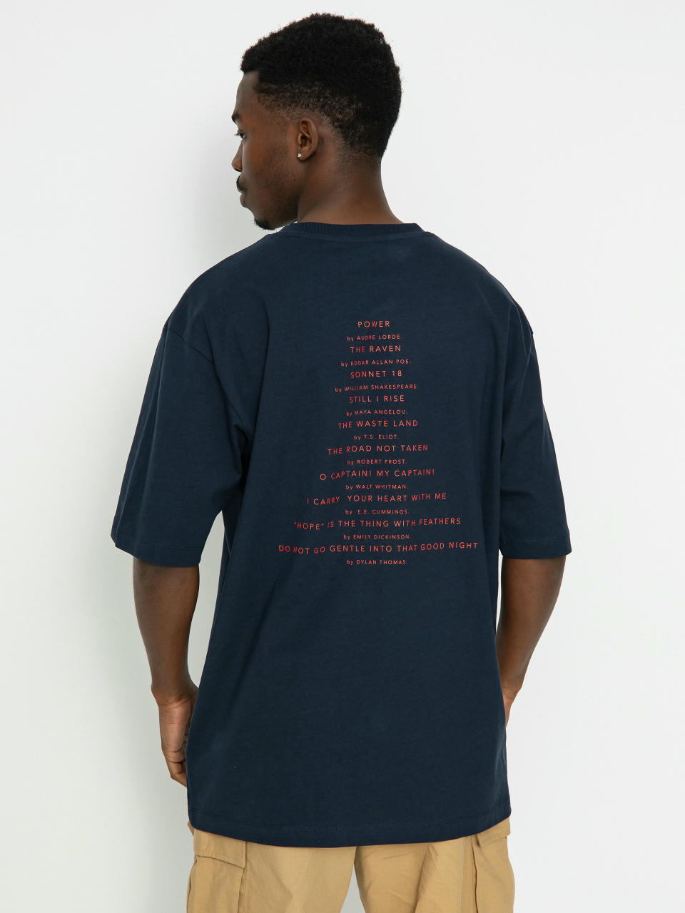 Тениска Poetic Collective Poems (navy)