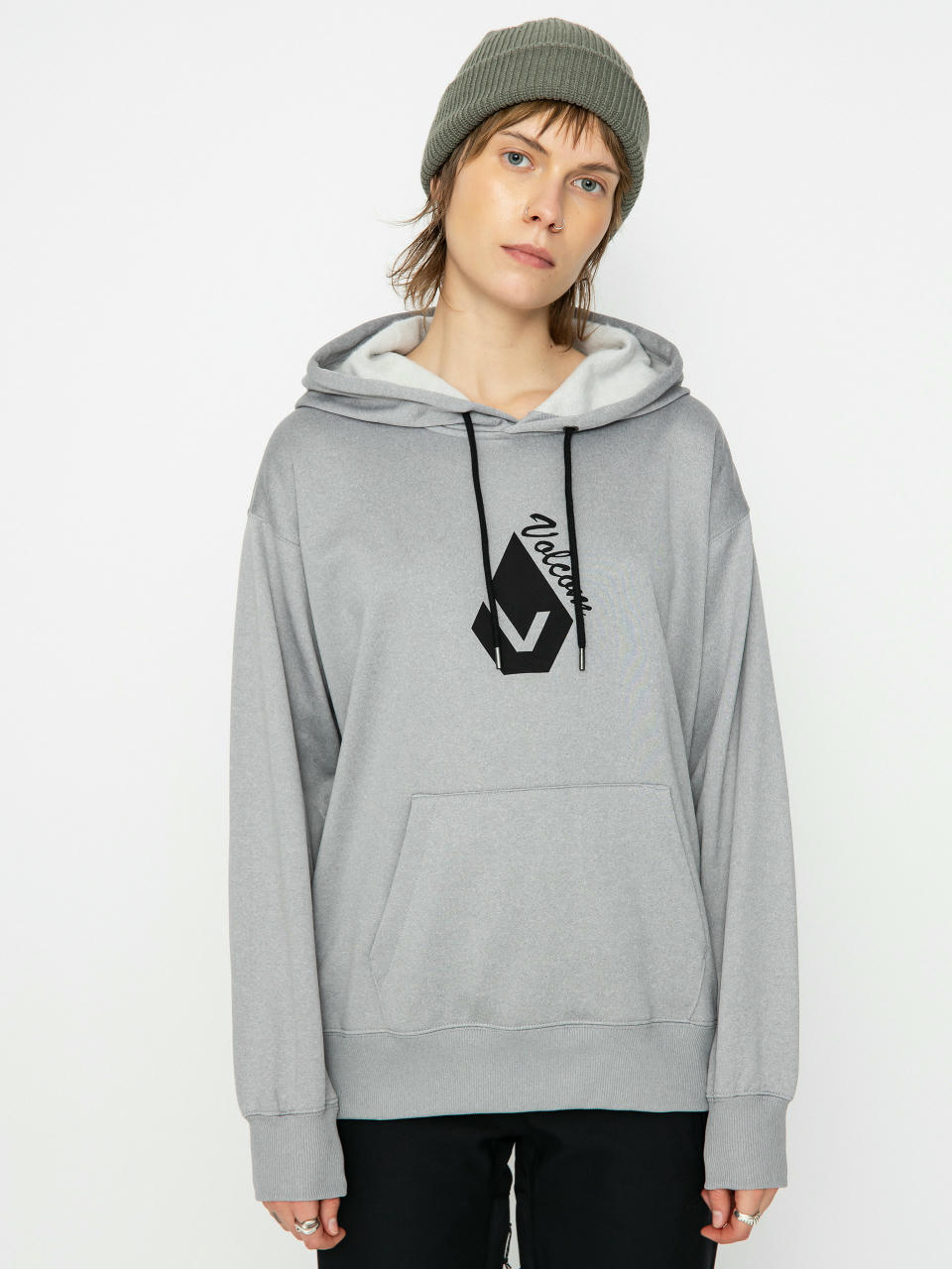 Термо суитшърти Volcom Core Hydro HD Wmn (heather grey)