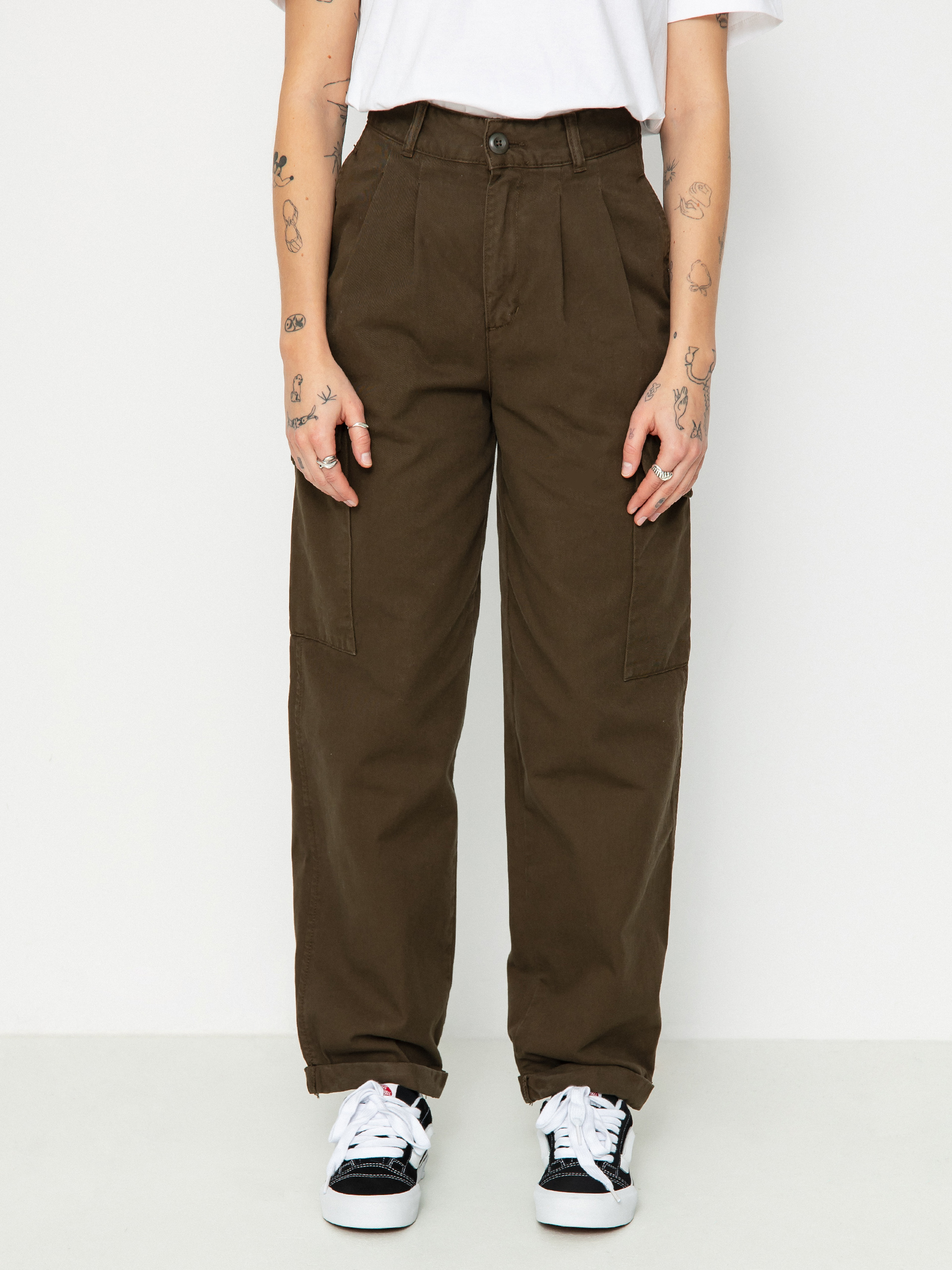 Панталони Carhartt WIP Collins Wmn (cypress)