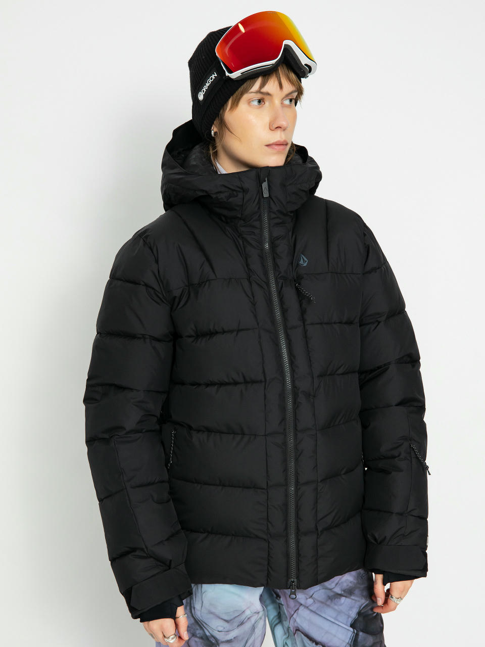 Сноуборд яке Volcom Puffleup Wmn (black)