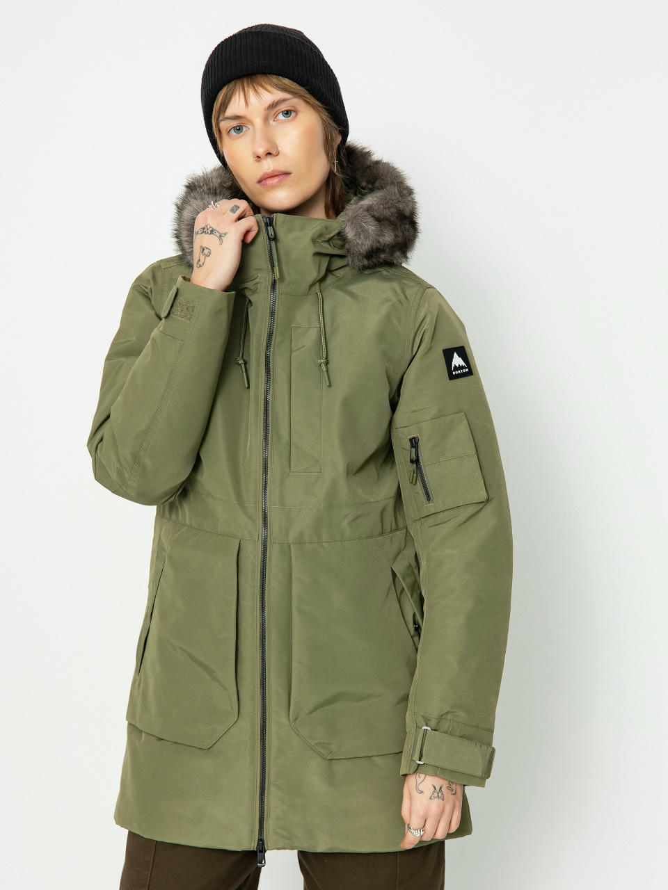 Дамска Сноуборд яке Burton Saxton Parka (forest moss)