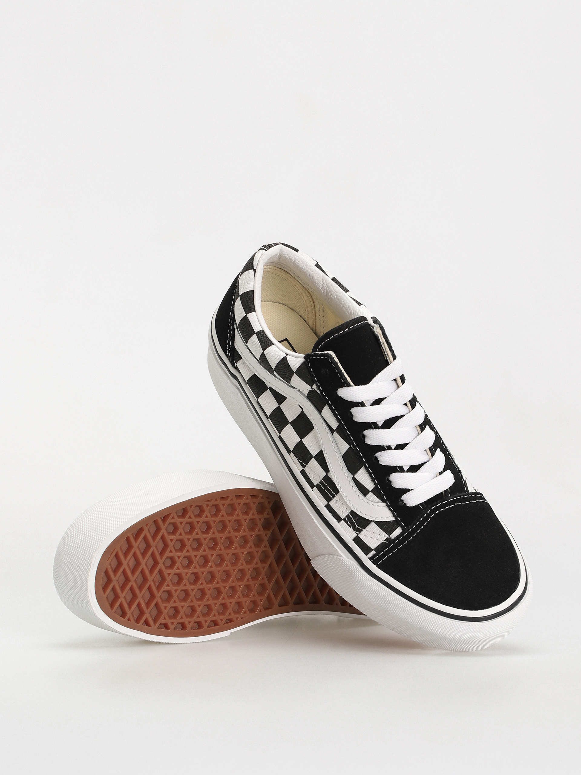 Обувки Vans Old Skool Platform (checkerboard black/true white)