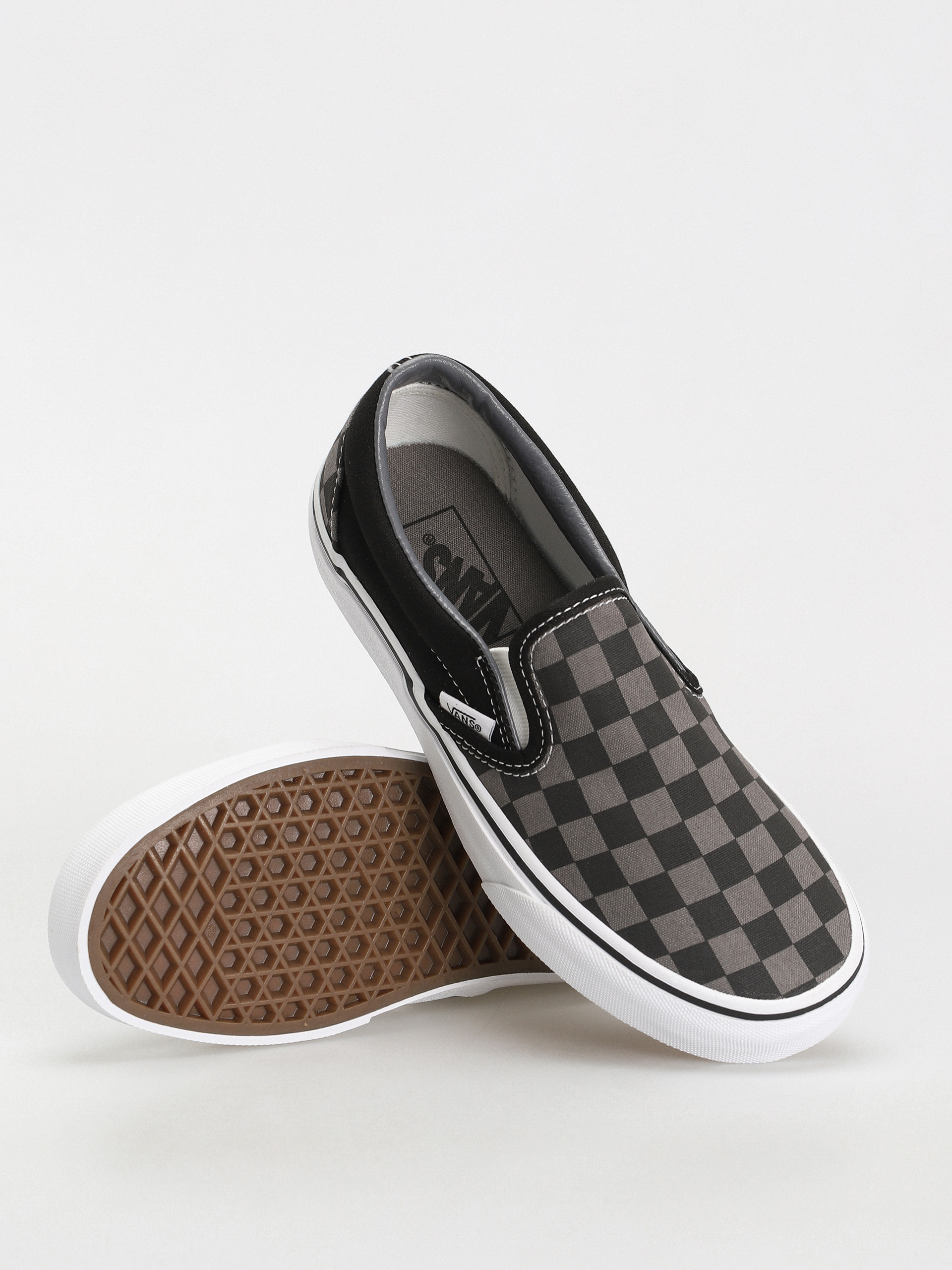 Обувки Vans Classic Slip On (black/pewter checkerboard)
