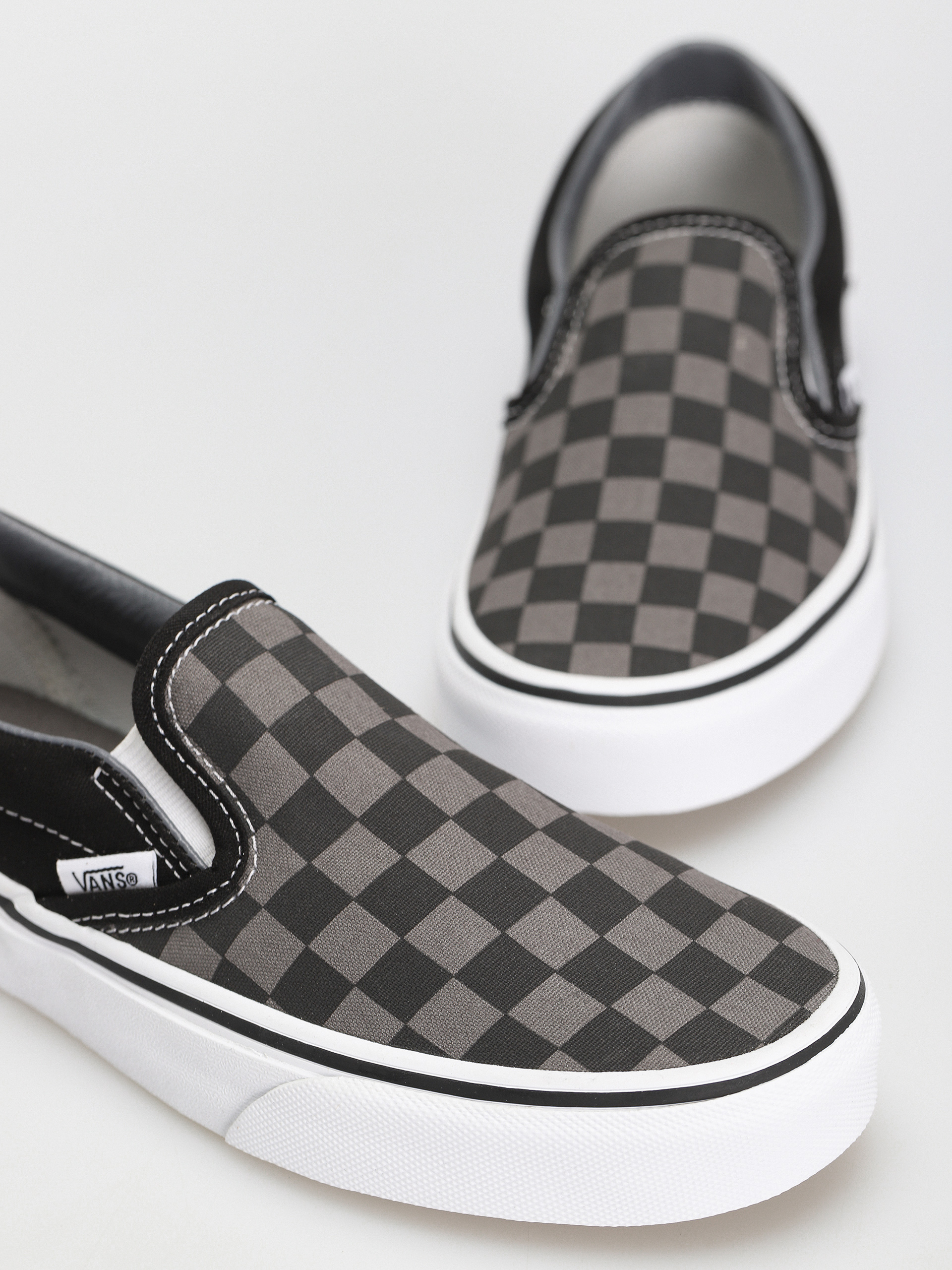 Обувки Vans Classic Slip On (black/pewter checkerboard)