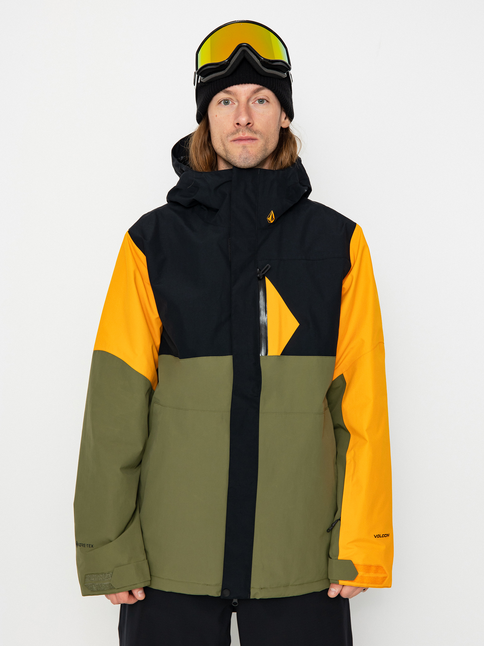 Мъжка Сноуборд яке Volcom L Ins Gore Tex (gold)