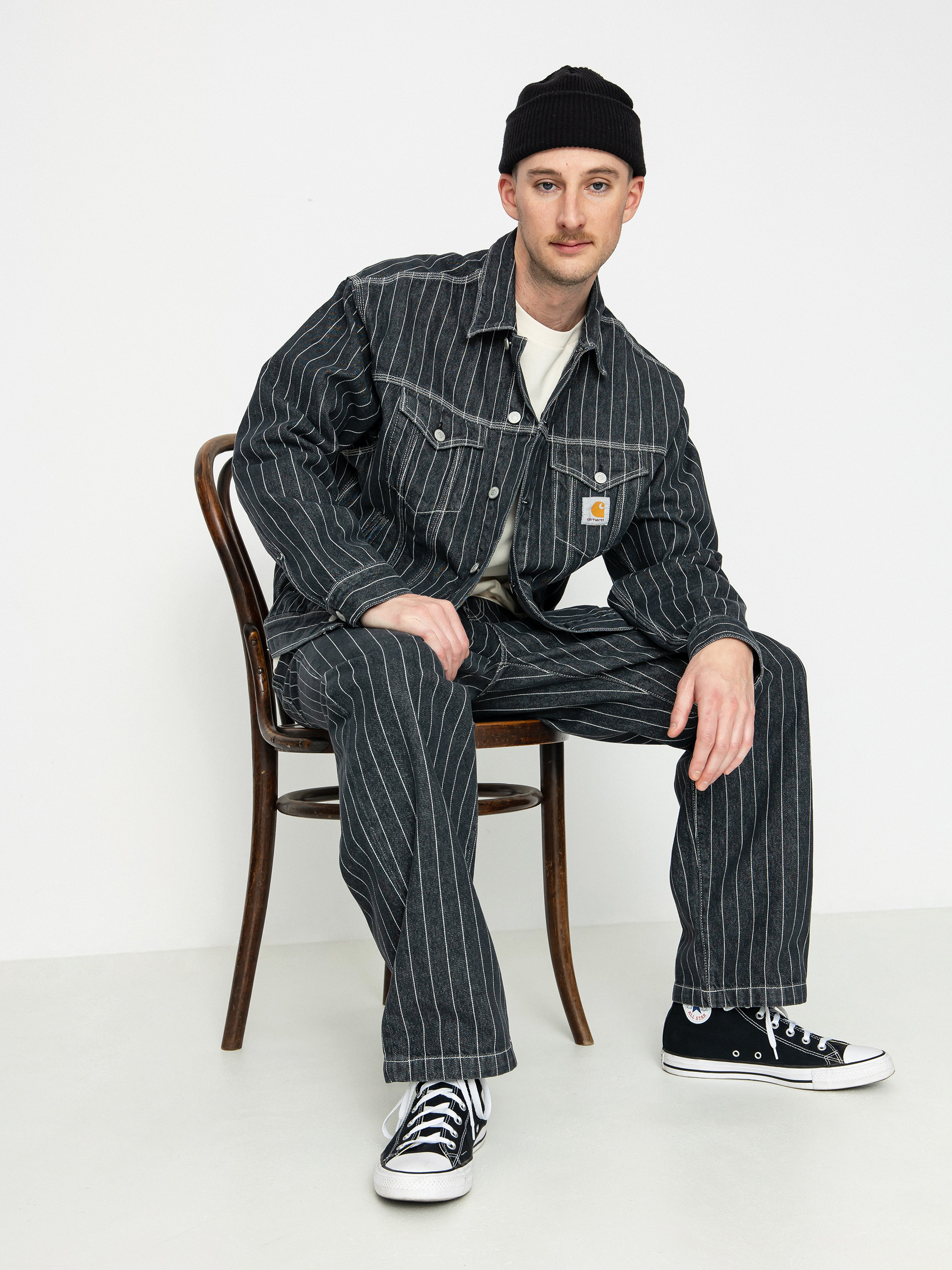 Яке Carhartt WIP Orlean (orlean stripe/black/white)