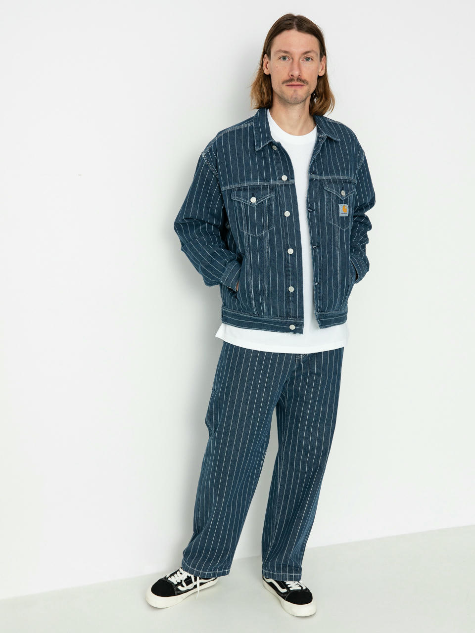 Яке Carhartt WIP Orlean (orlean stripe/blue/white)