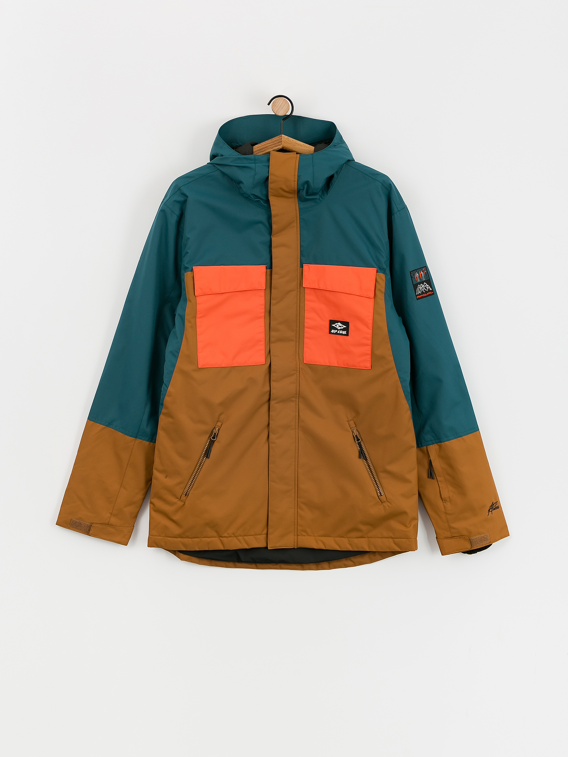 Мъжки Сноуборд яке Rip Curl Pinnacle (blue green)