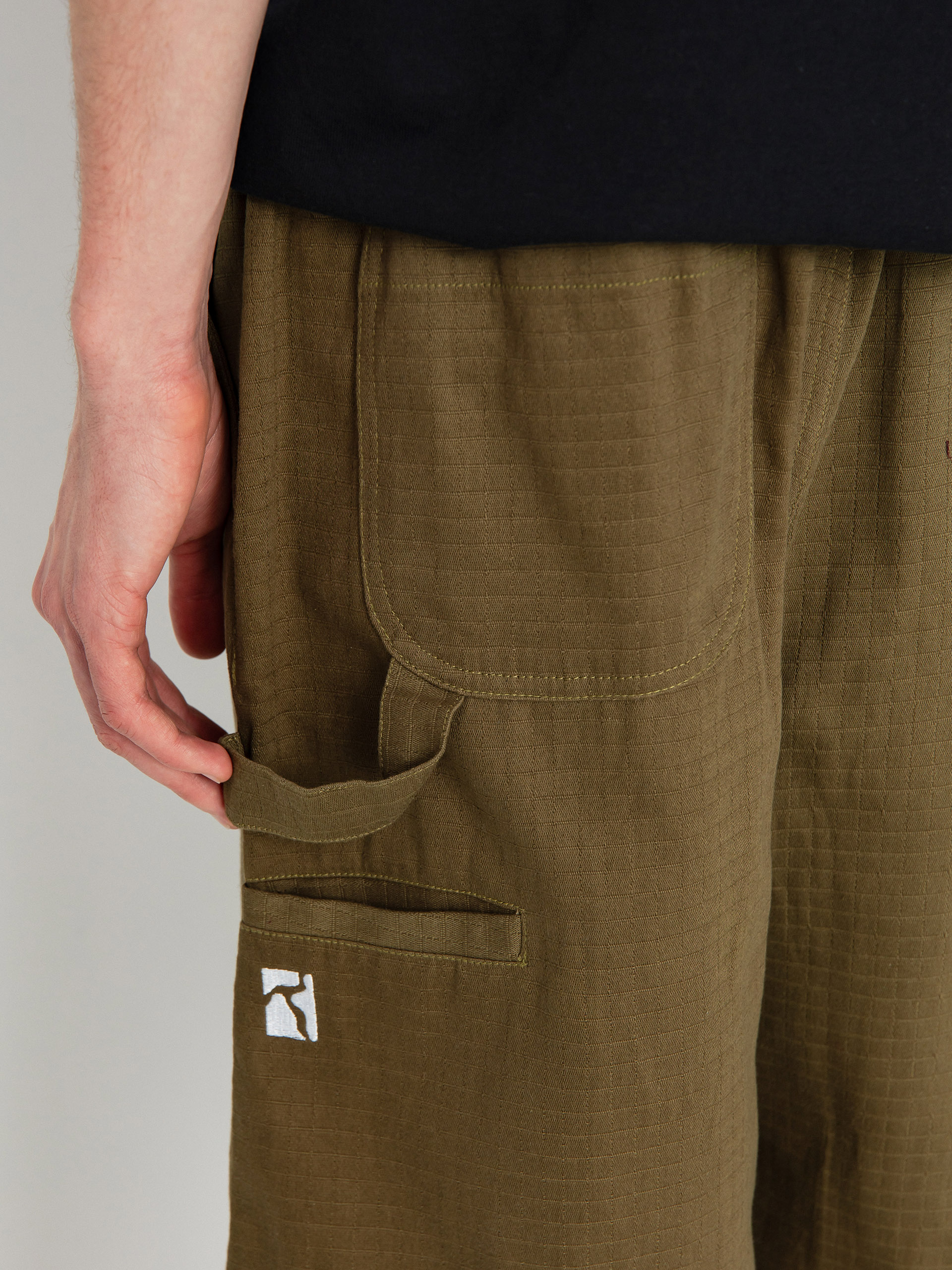 Панталони Poetic Collective Sculptor OTD (olive ripstop)