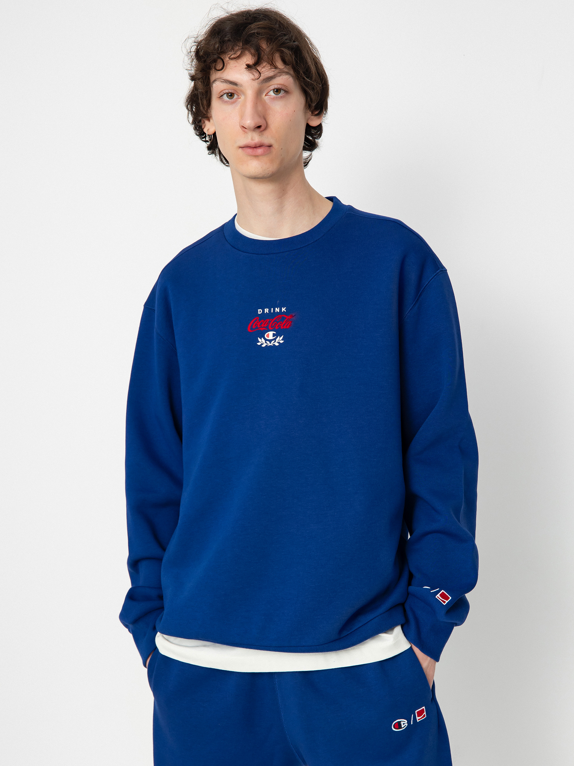 Суитшърт Champion X Coca Cola Crewneck Sweatshirt 220181 (bwb)