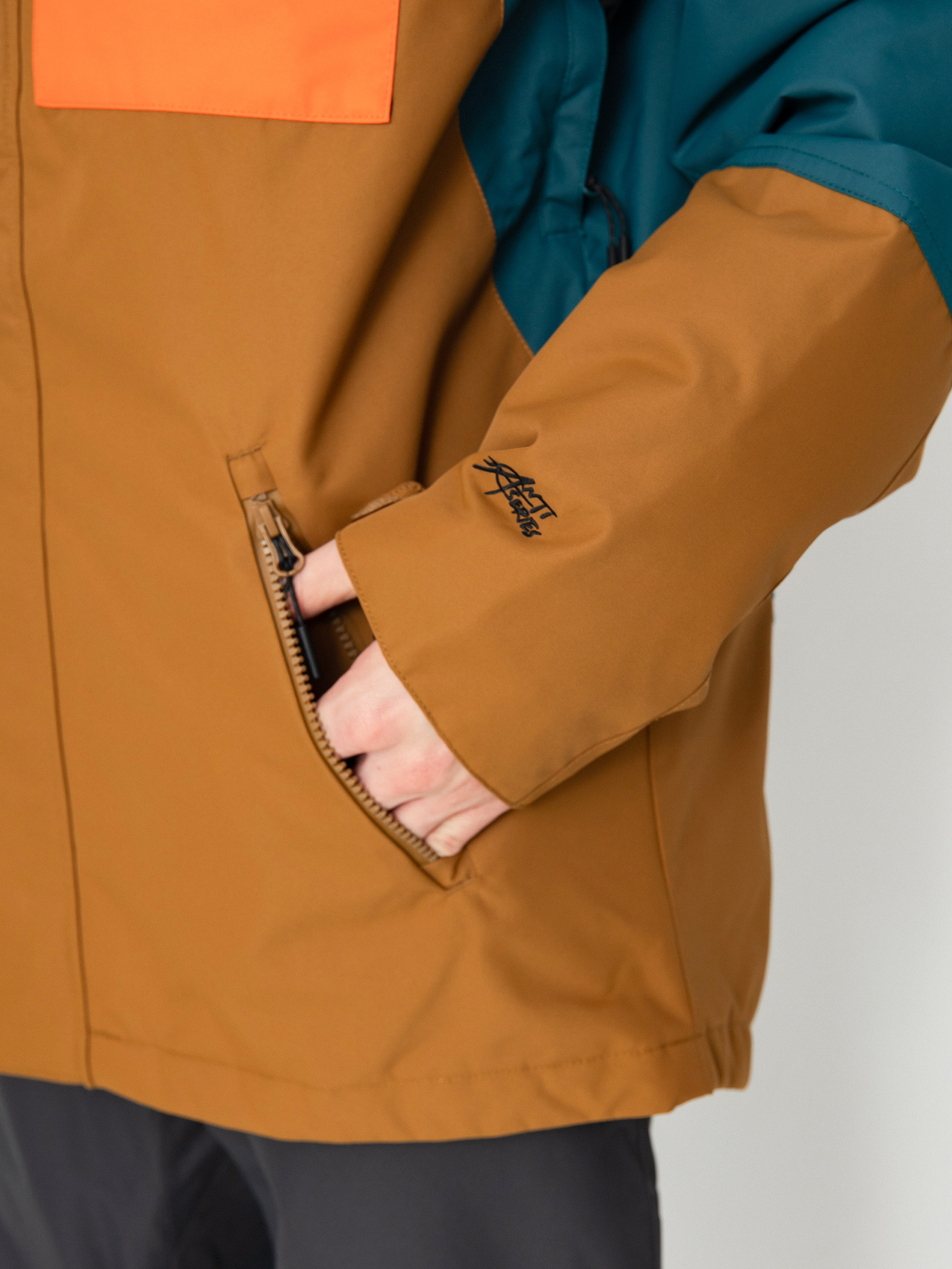 Мъжки Сноуборд яке Rip Curl Pinnacle (blue green)