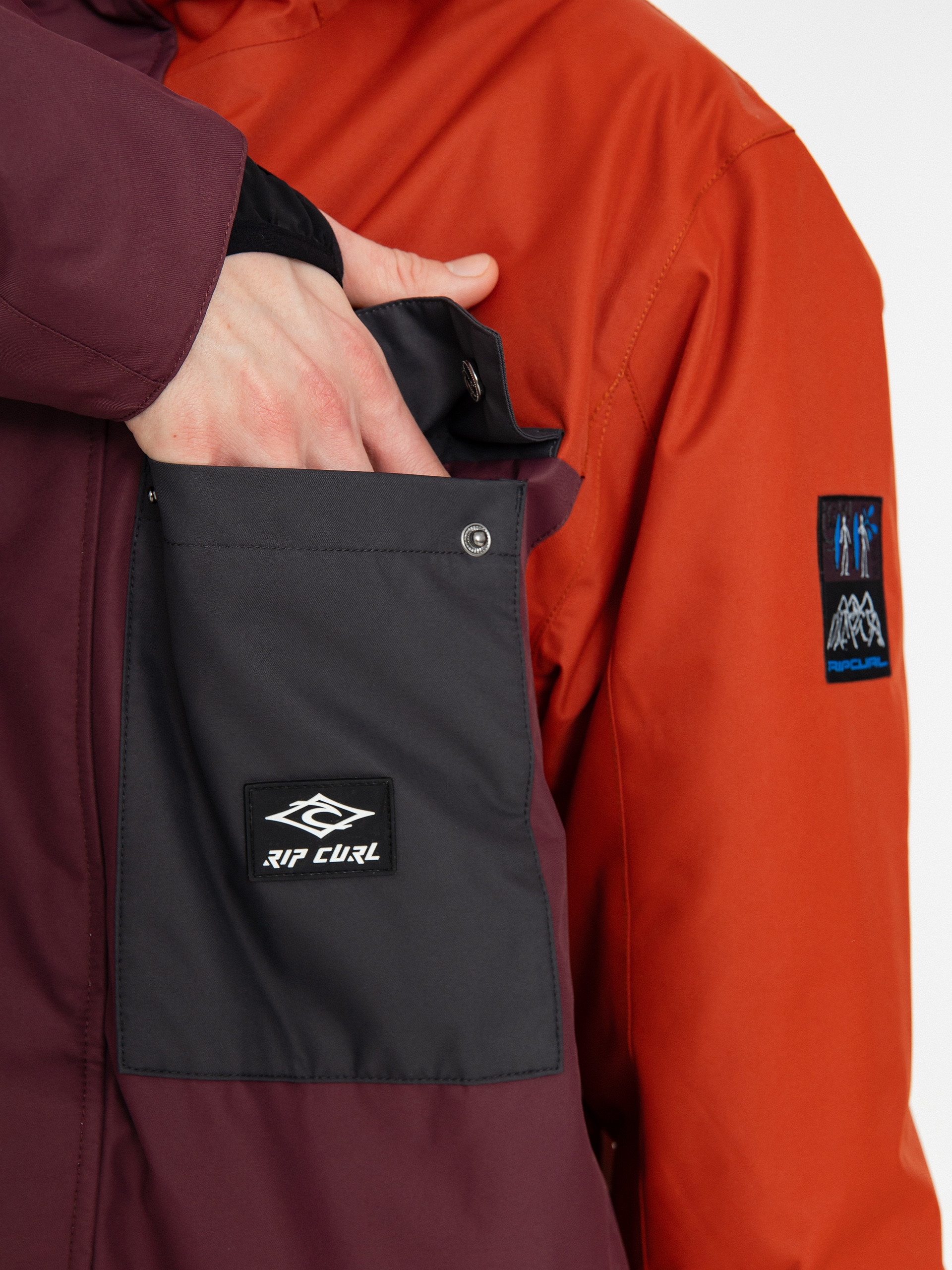 Мъжки Сноуборд яке Rip Curl Pinnacle (picante)