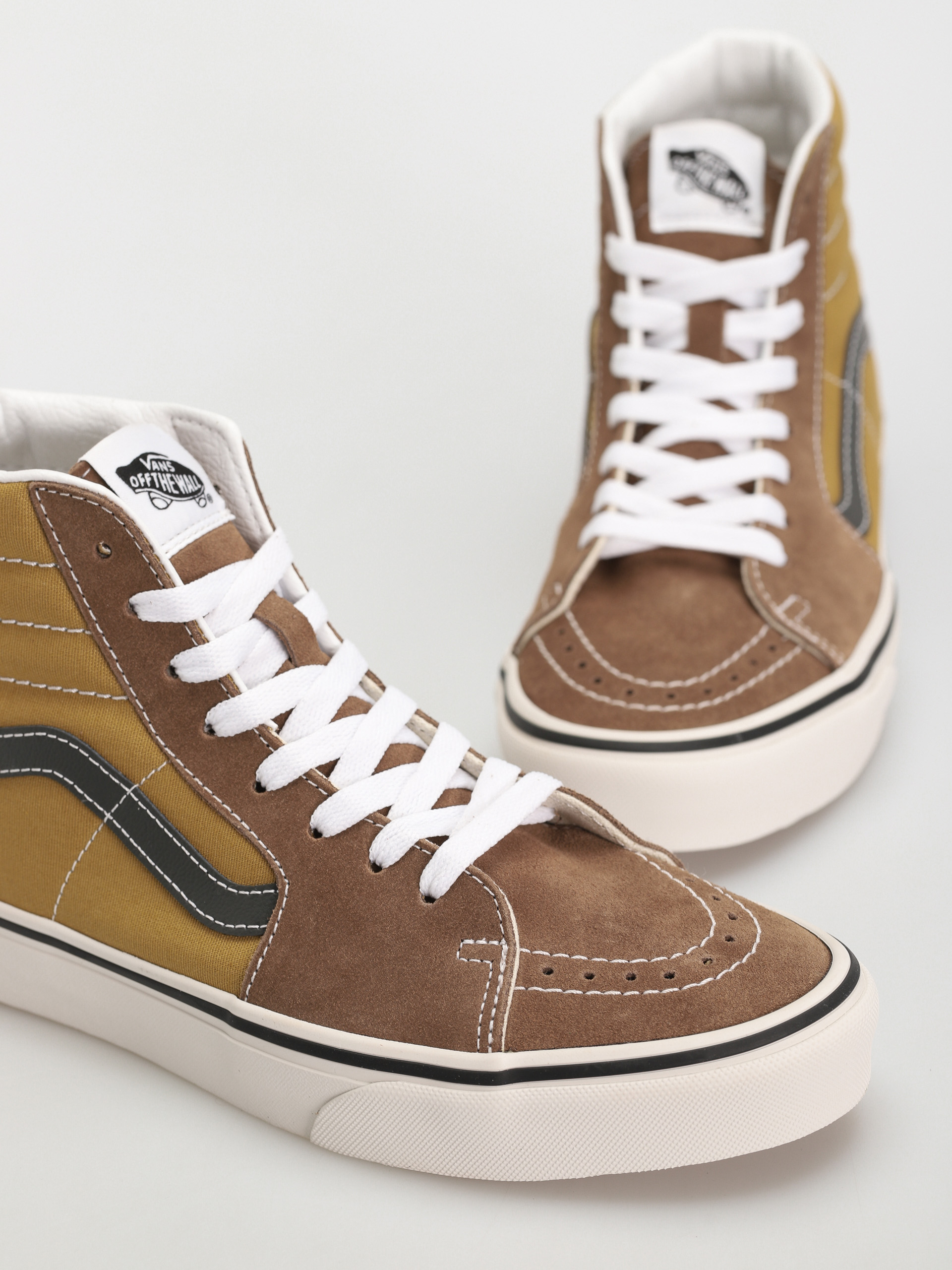 Обувки Vans Sk8 Hi (canvas/suede pop brown/multi)