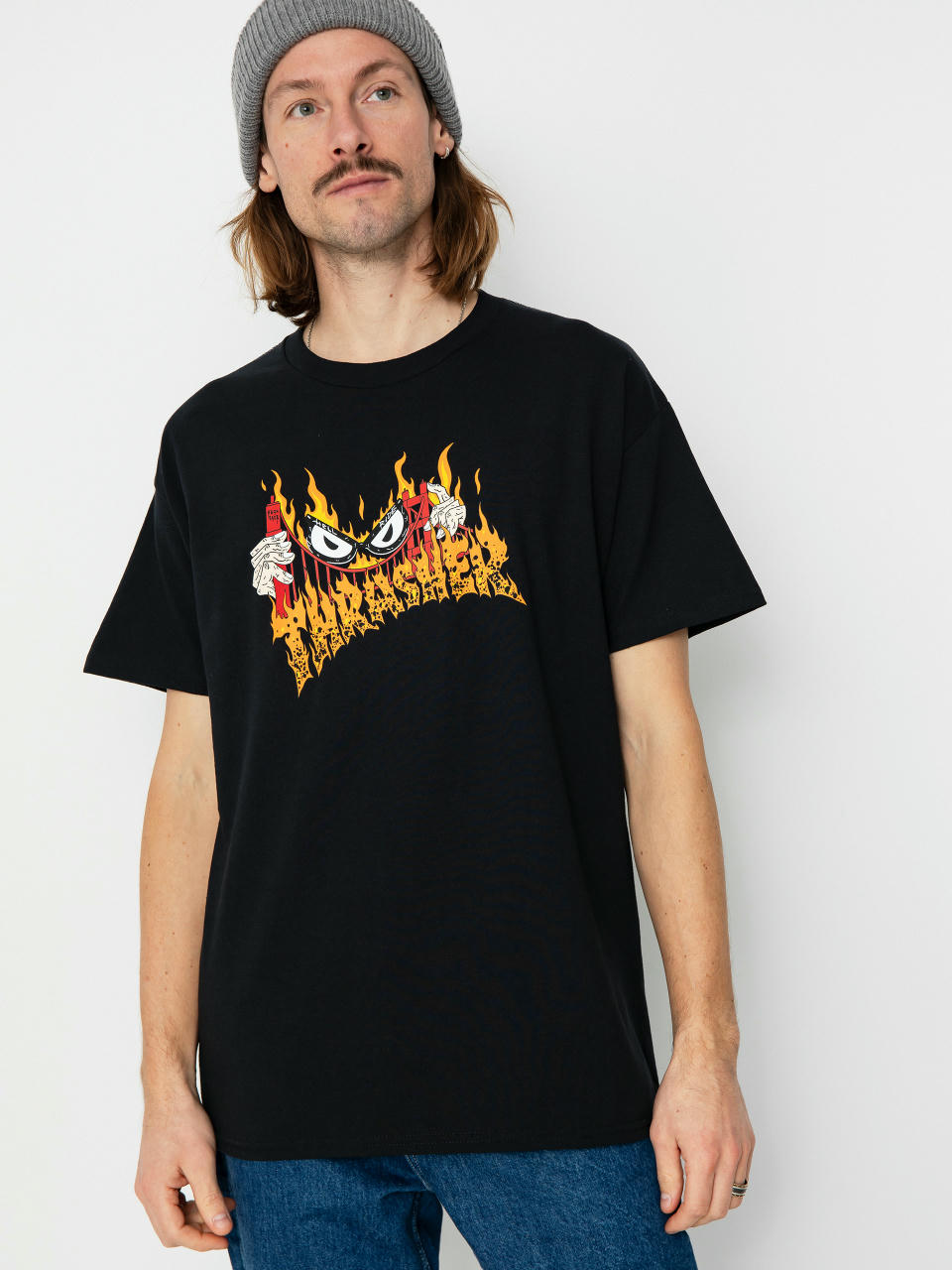 Тениска Thrasher Sucka Free By Neckface (black)