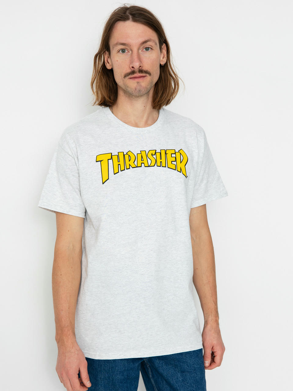 Тениска Thrasher Cover Logo (ash grey)