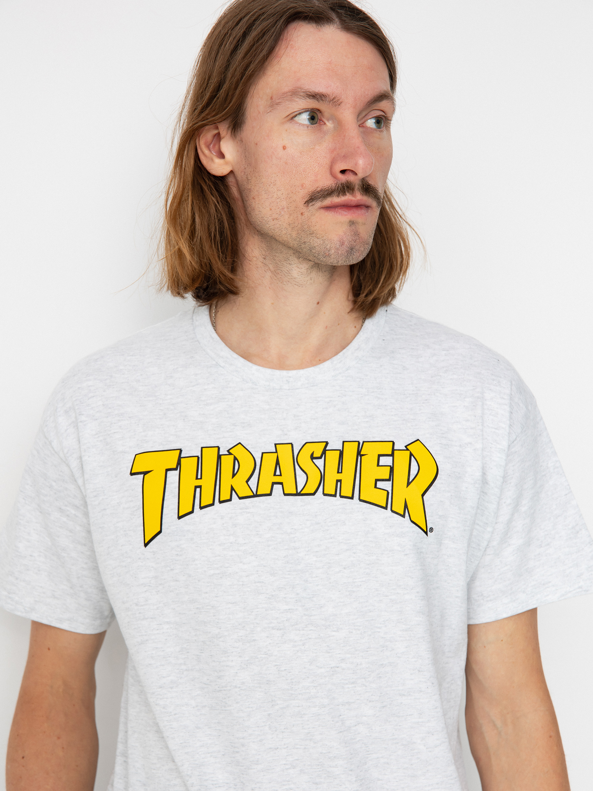 Тениска Thrasher Cover Logo (ash grey)