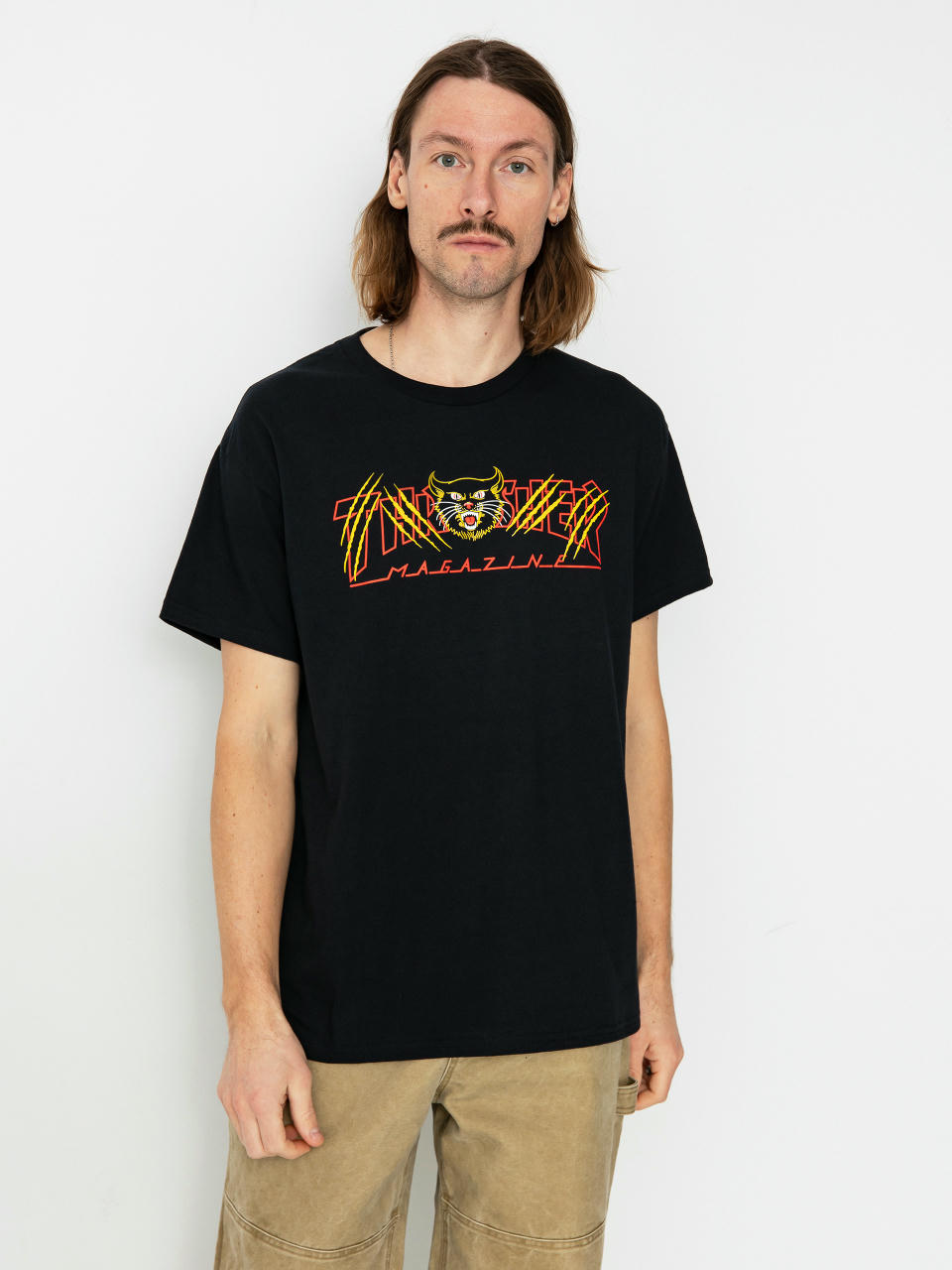 Тениска Thrasher Gato (black)