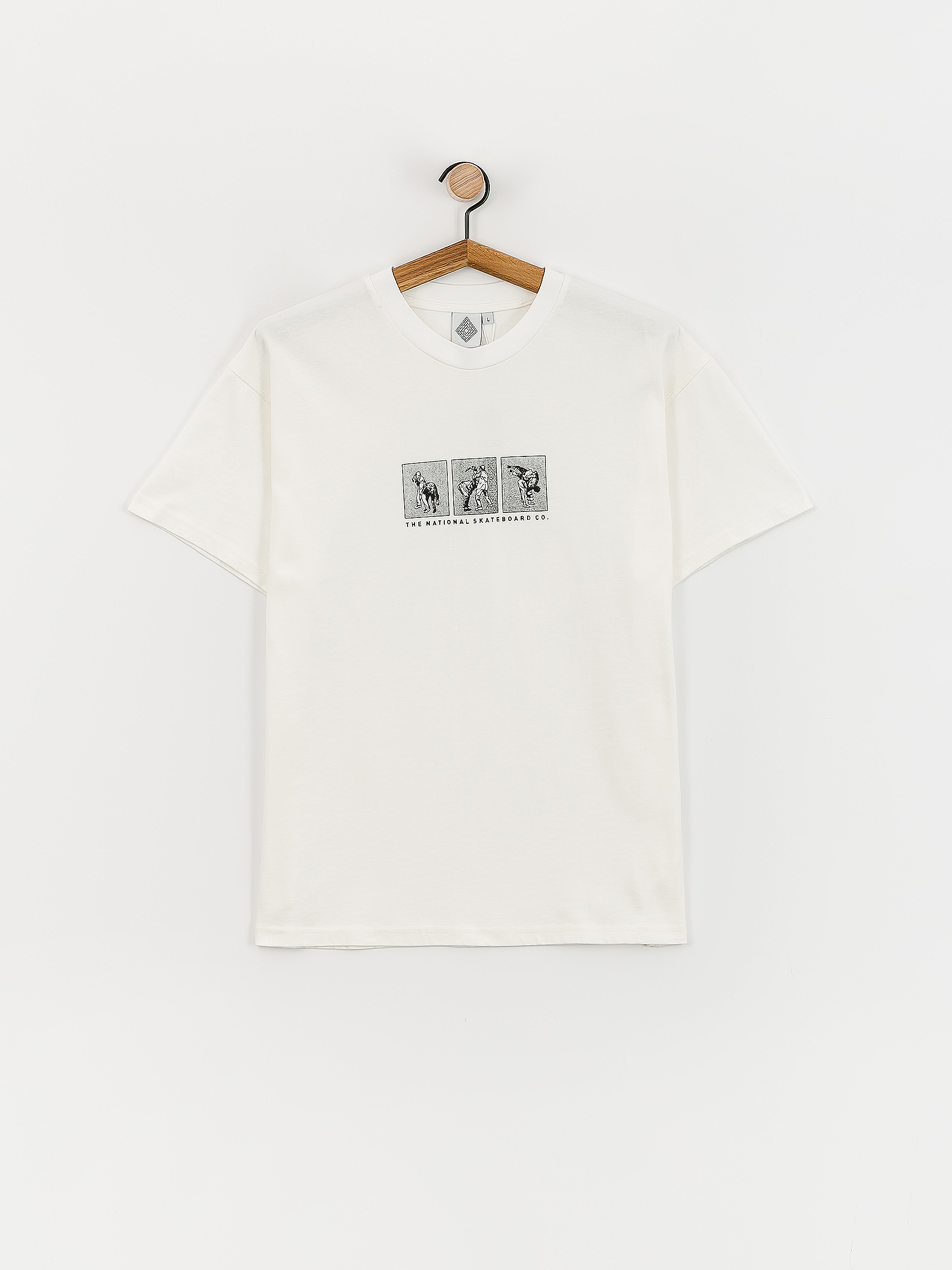 Тениска The National Skateboard Co Office Politics Triptych (off white)