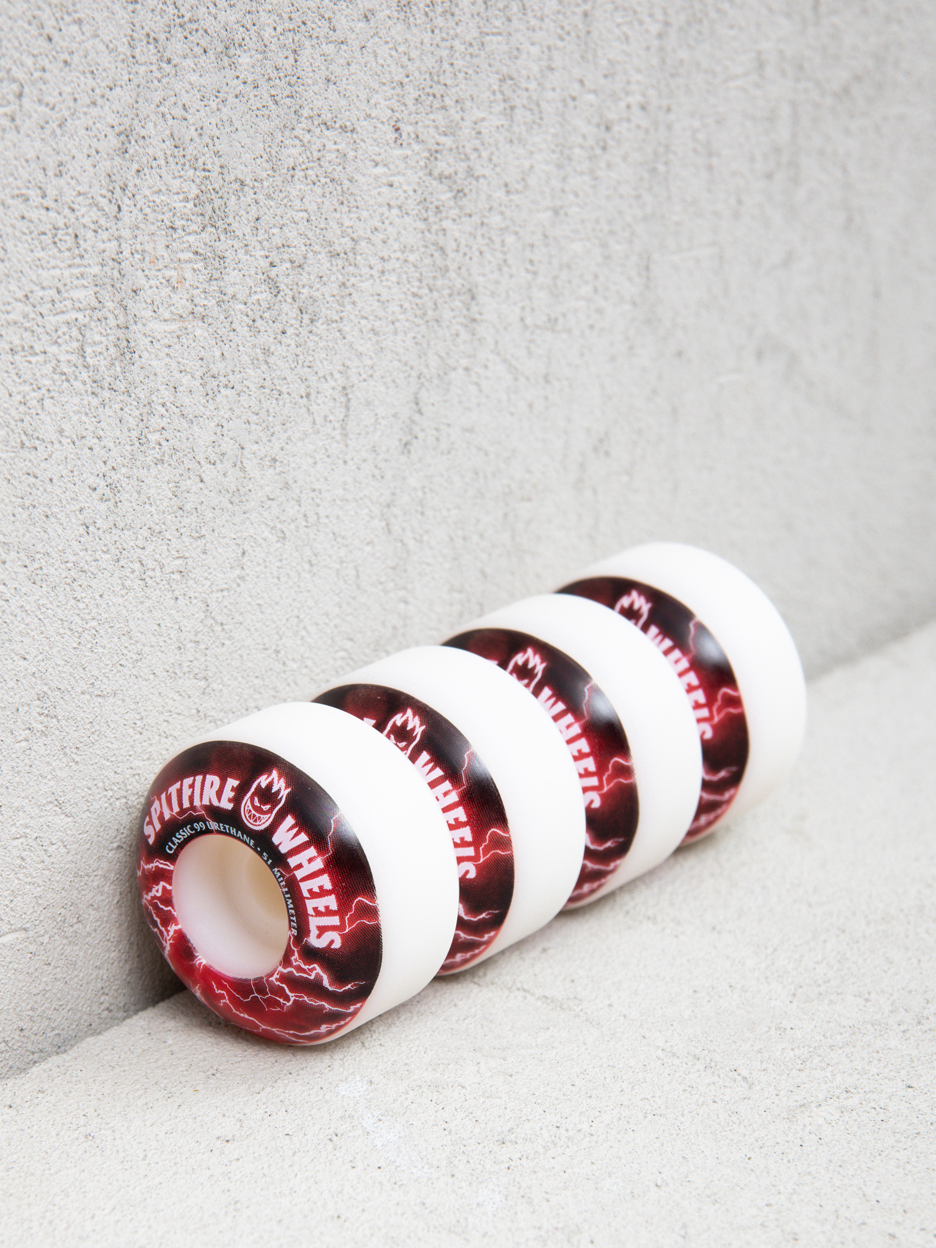 Колелца Spitfire Classic 99D Firebolts Bighehad (white/red)