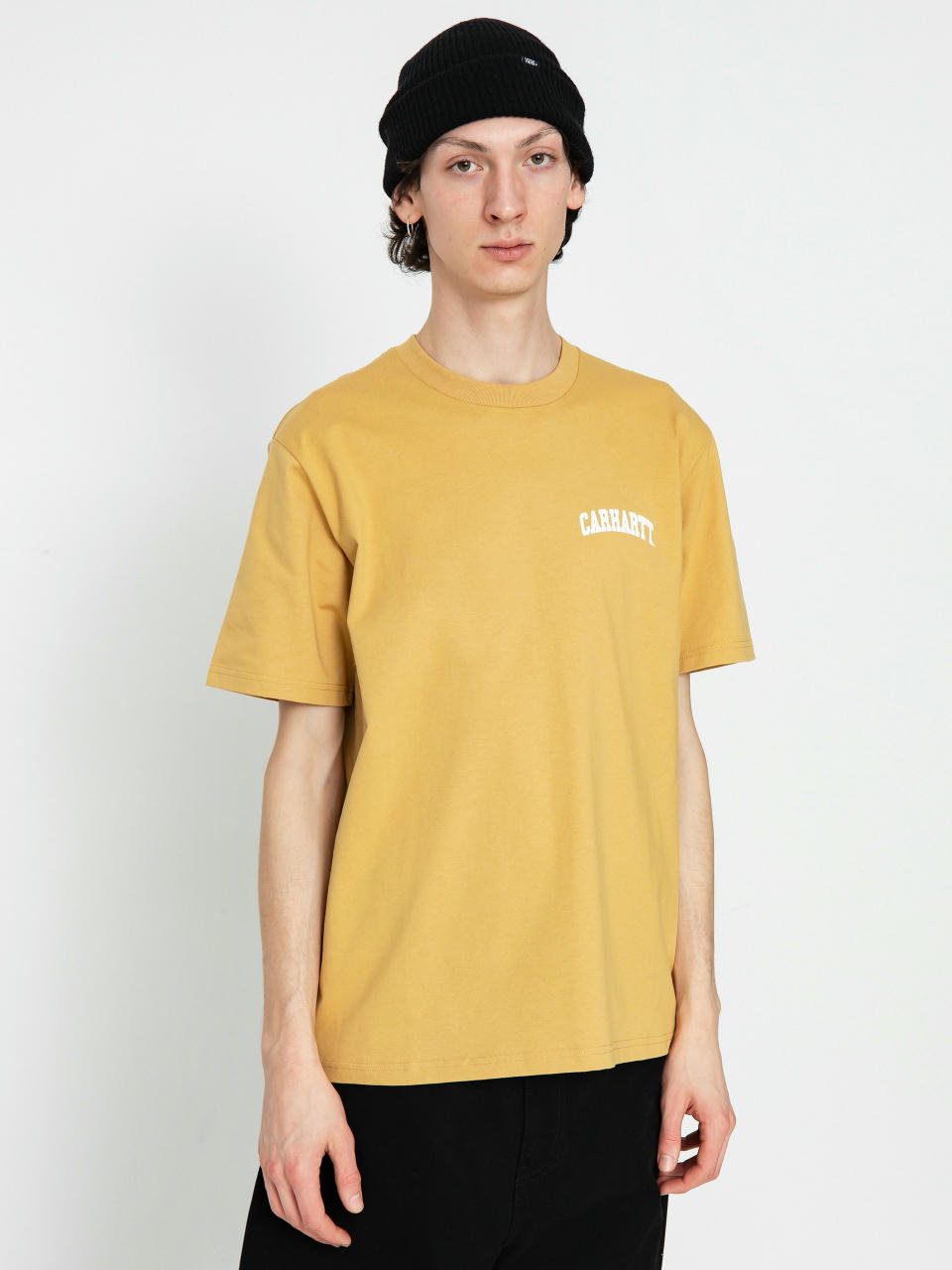 Тениска Carhartt WIP University Script (bourbon/white)