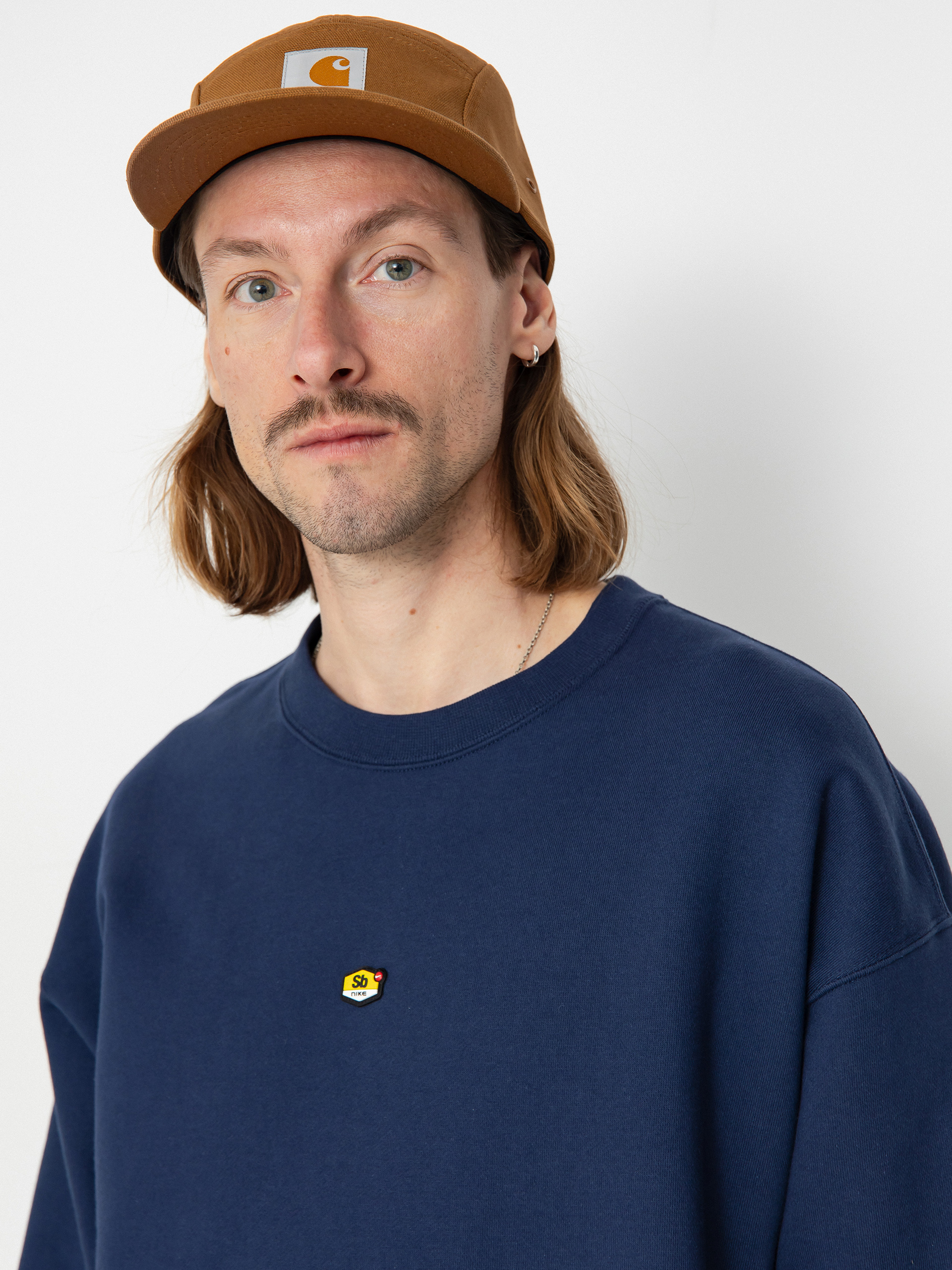 Суитшърт Nike SB Frontside Air GX Crew (midnight navy)