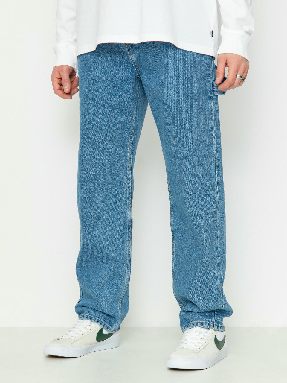 Панталони The National Skateboard Co Boreray Carpenter Jeans (washed blue)