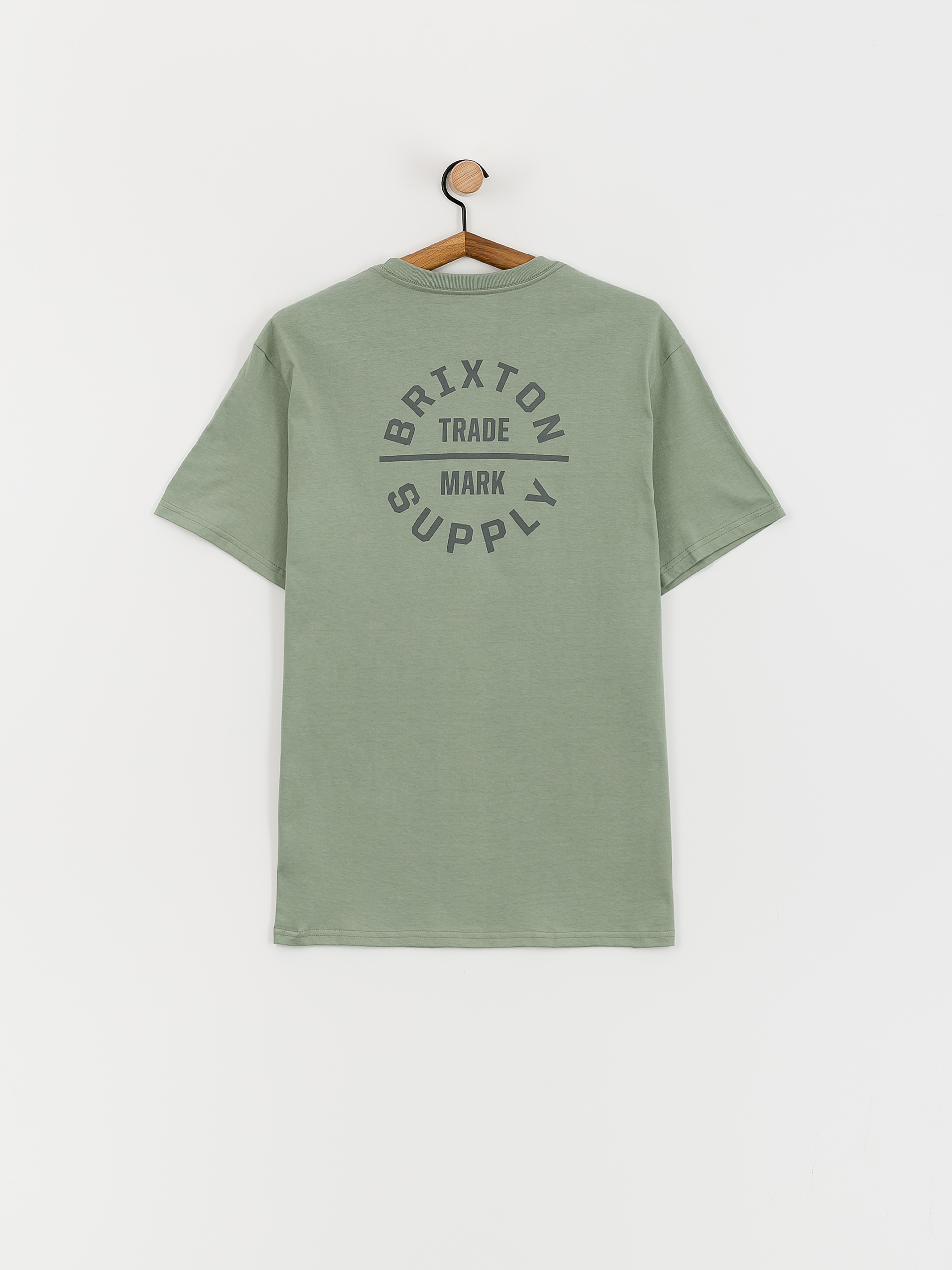 Тениска Brixton Oath V Stt (chinois green/charcoal)