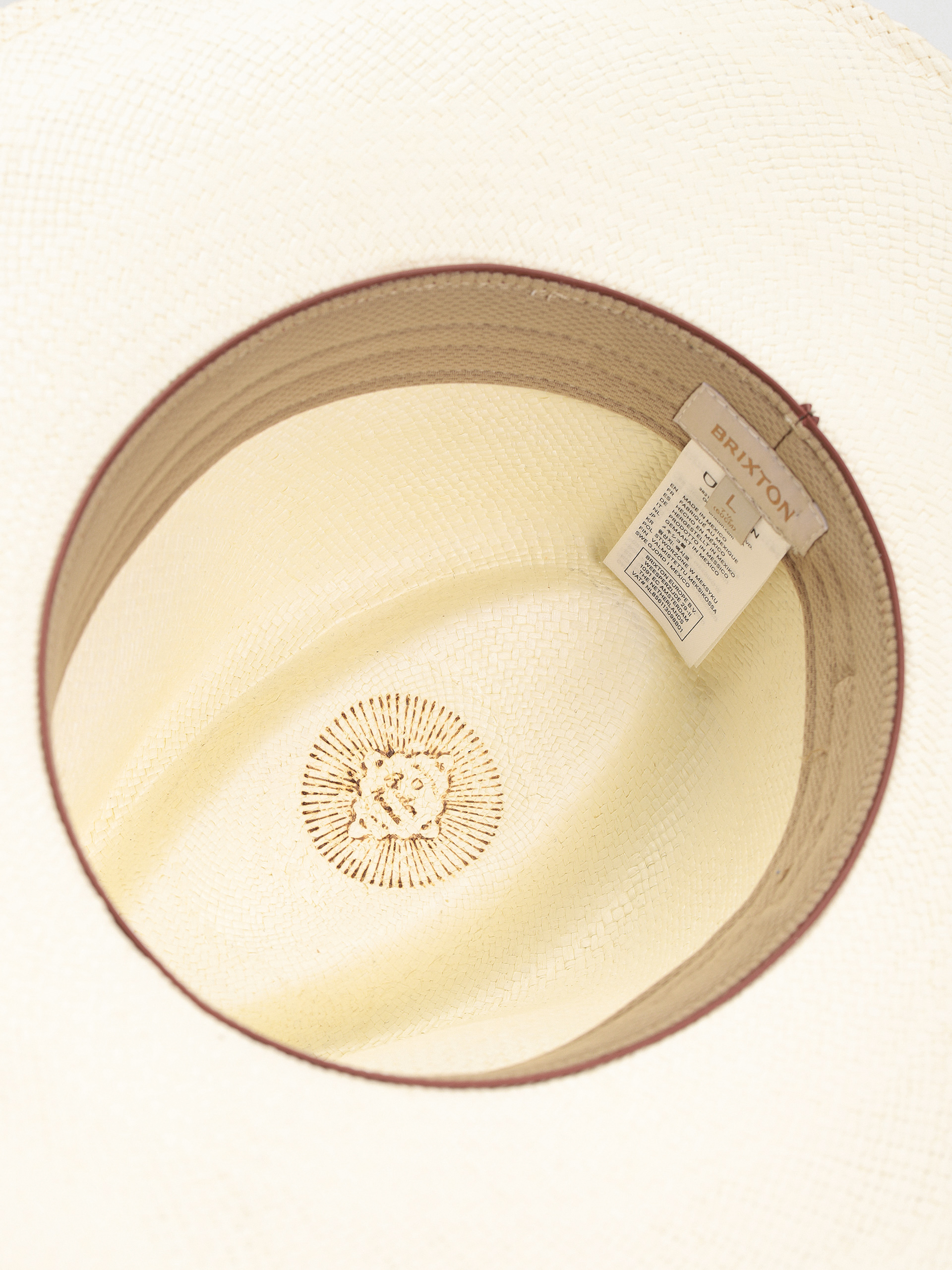 Шапка с периферия Brixton Harper Panama Strawt (panama white)