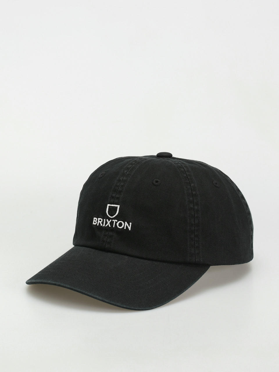 Шапка с козирка Brixton Alpha Lp Cap (black/white vintage wash)