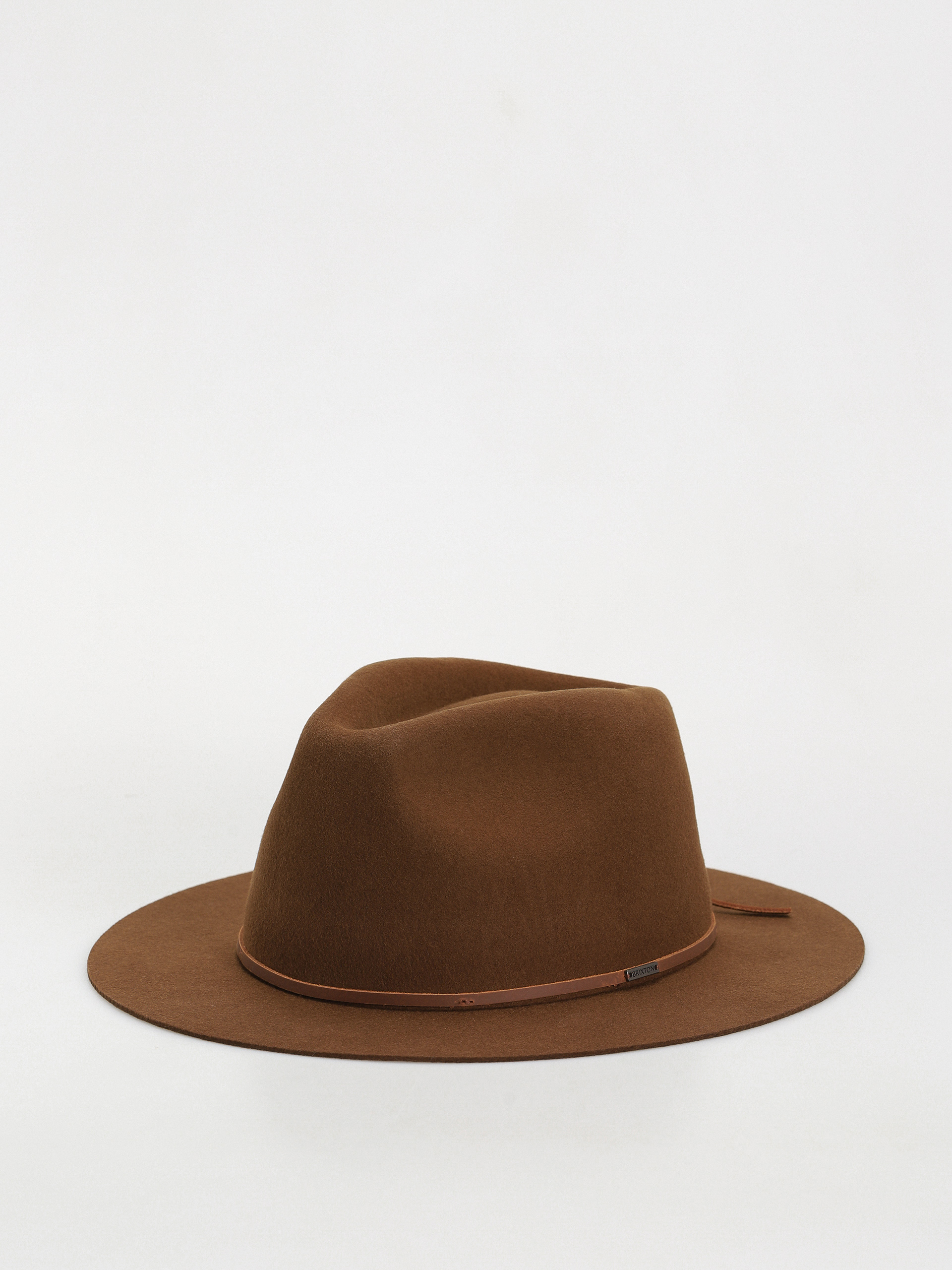 Шапка с периферия Brixton Wesley Fedora (coffee)