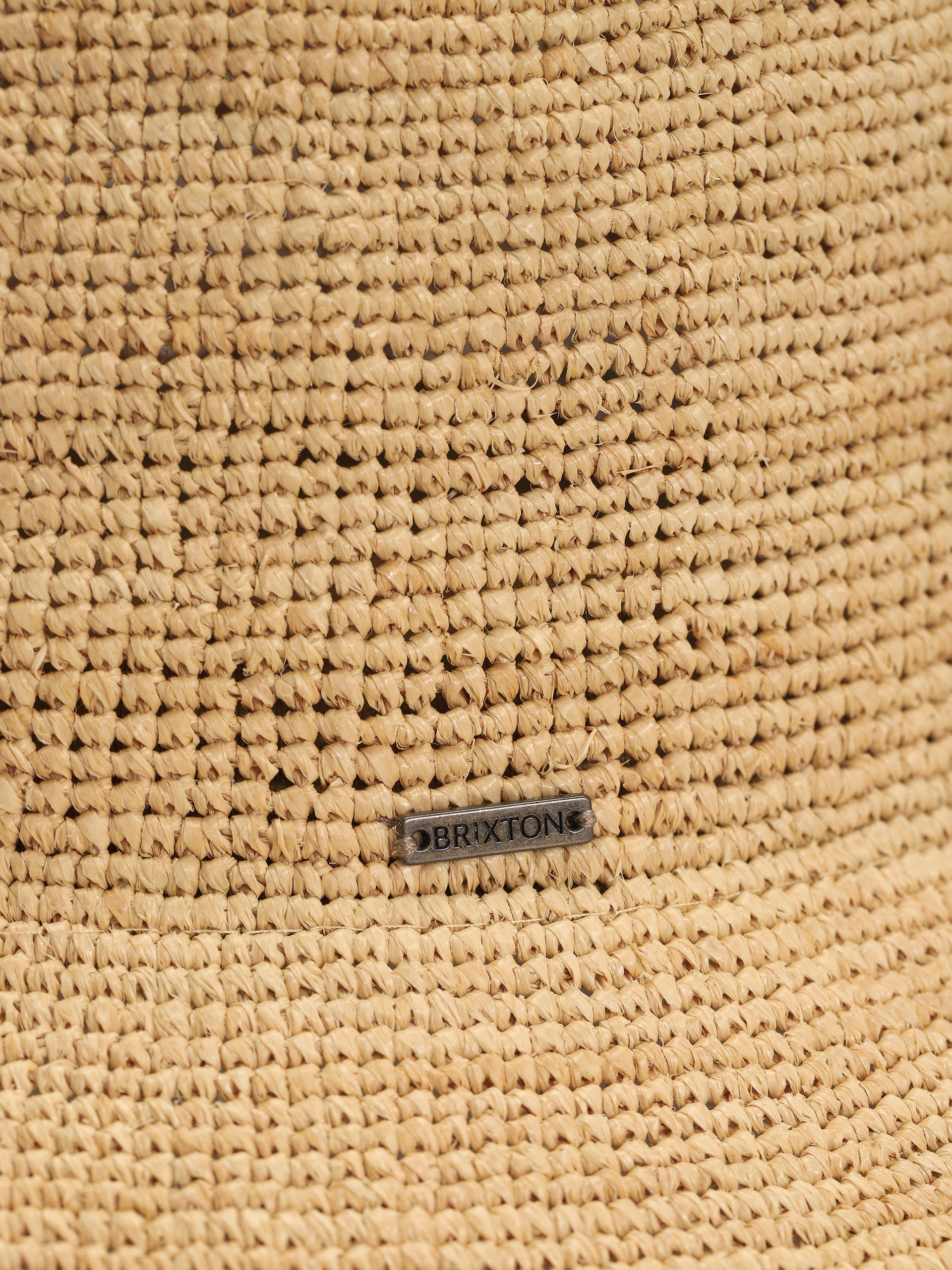 Шапка с периферия Brixton Ellee Straw Buckett Wmn (tan)