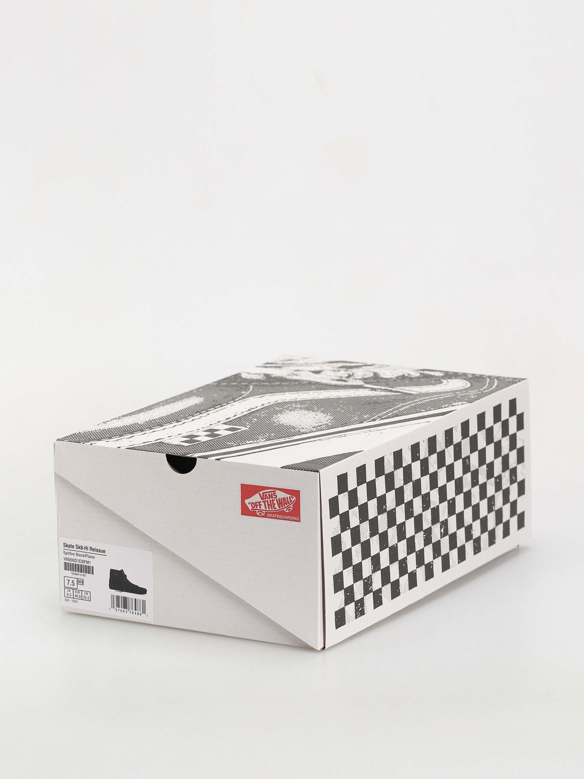 Обувки Vans X Spitfire Skate Sk8 Hi Reissue (spitfire black/flame)