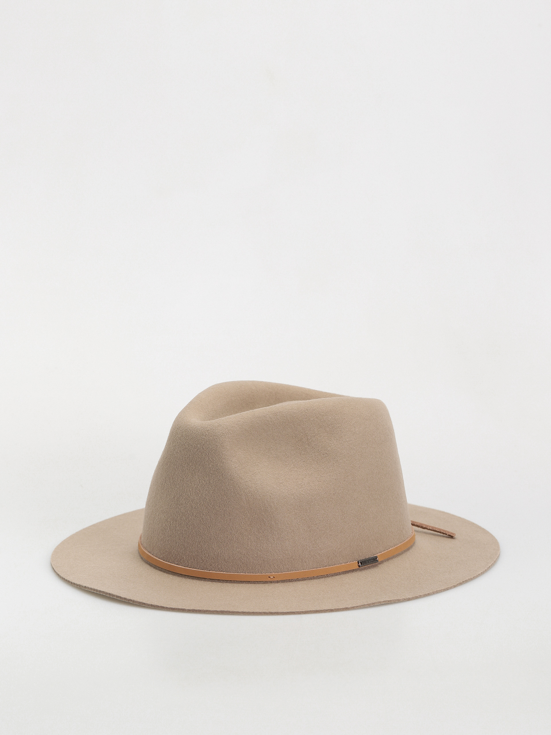 Шапка с периферия Brixton Wesley Fedora (light tan)