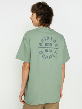 Тениска Brixton Oath V Stt (chinois green/charcoal)