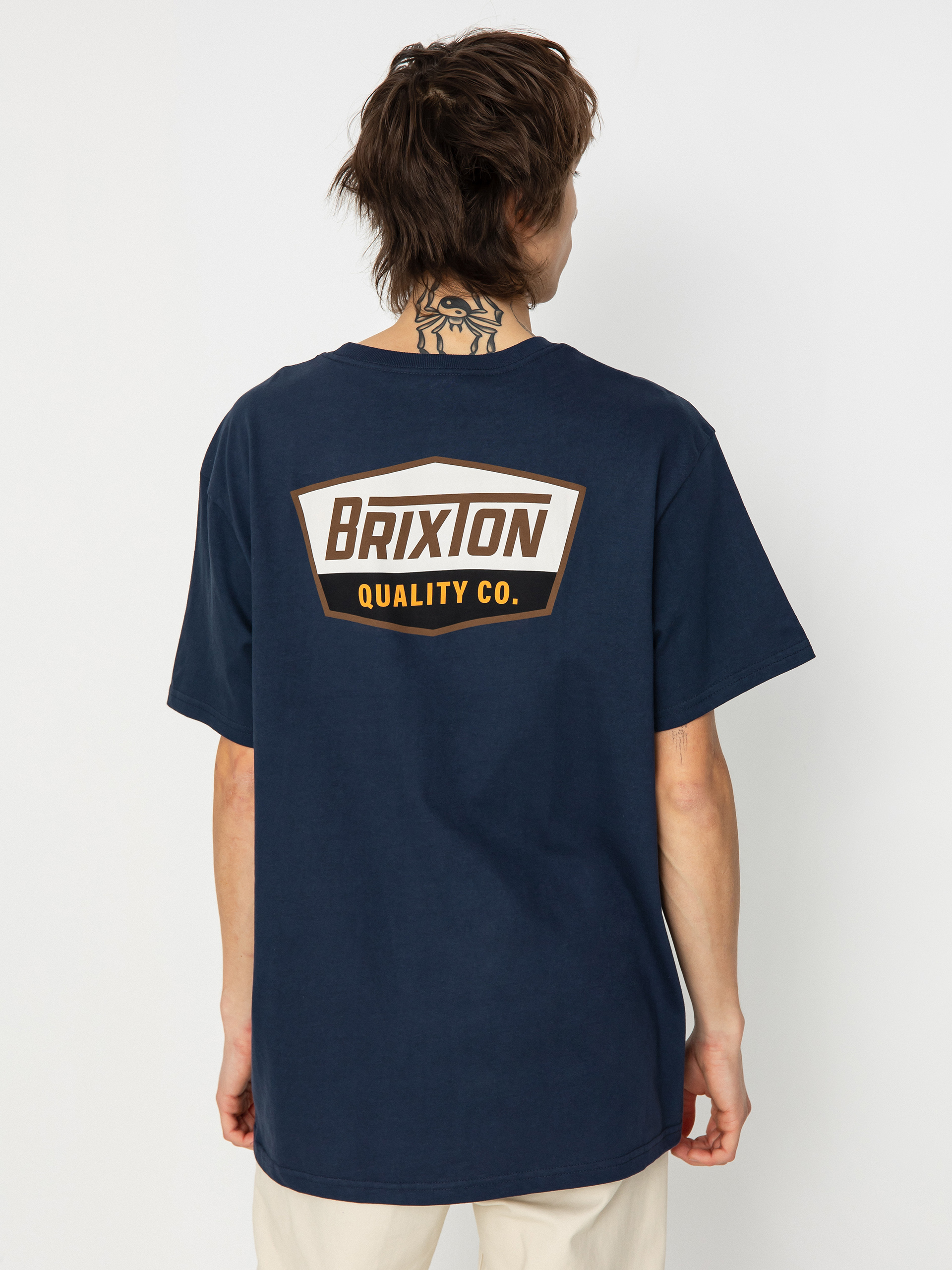 u0422u0435u043du0438u0441u043au0430 Brixton Regal Stt (washed navy/sepia)