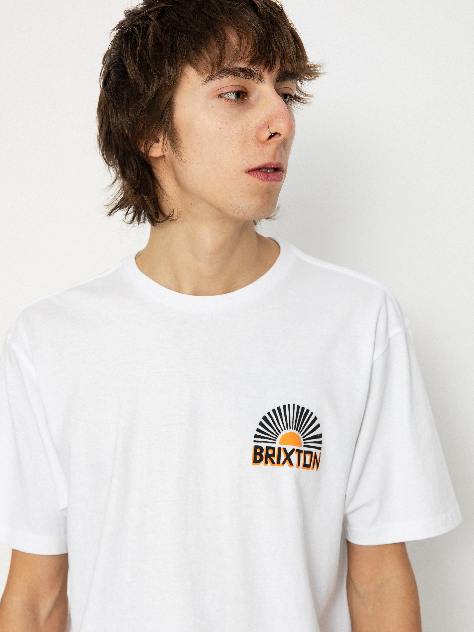 Тениска Brixton Fairview Tlrt (white)