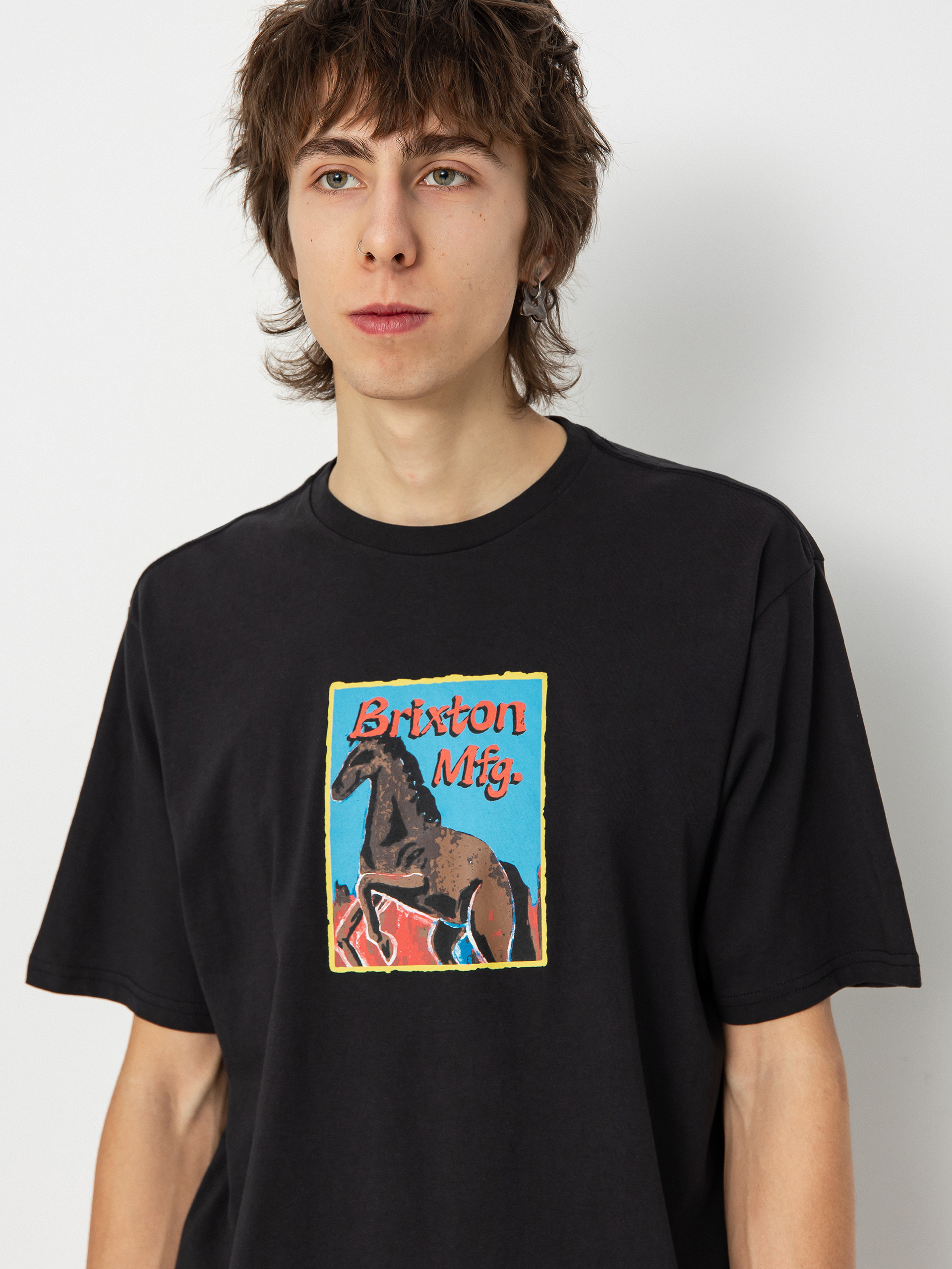 Тениска Brixton Rusty Tlrt (black)