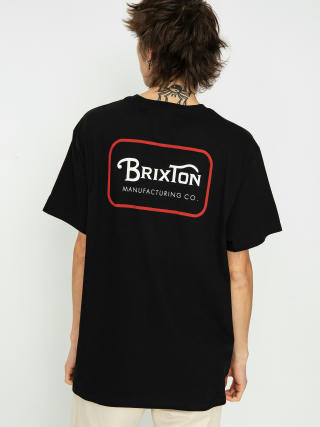 Тениска Brixton Grade Stt (black/casa red/white)