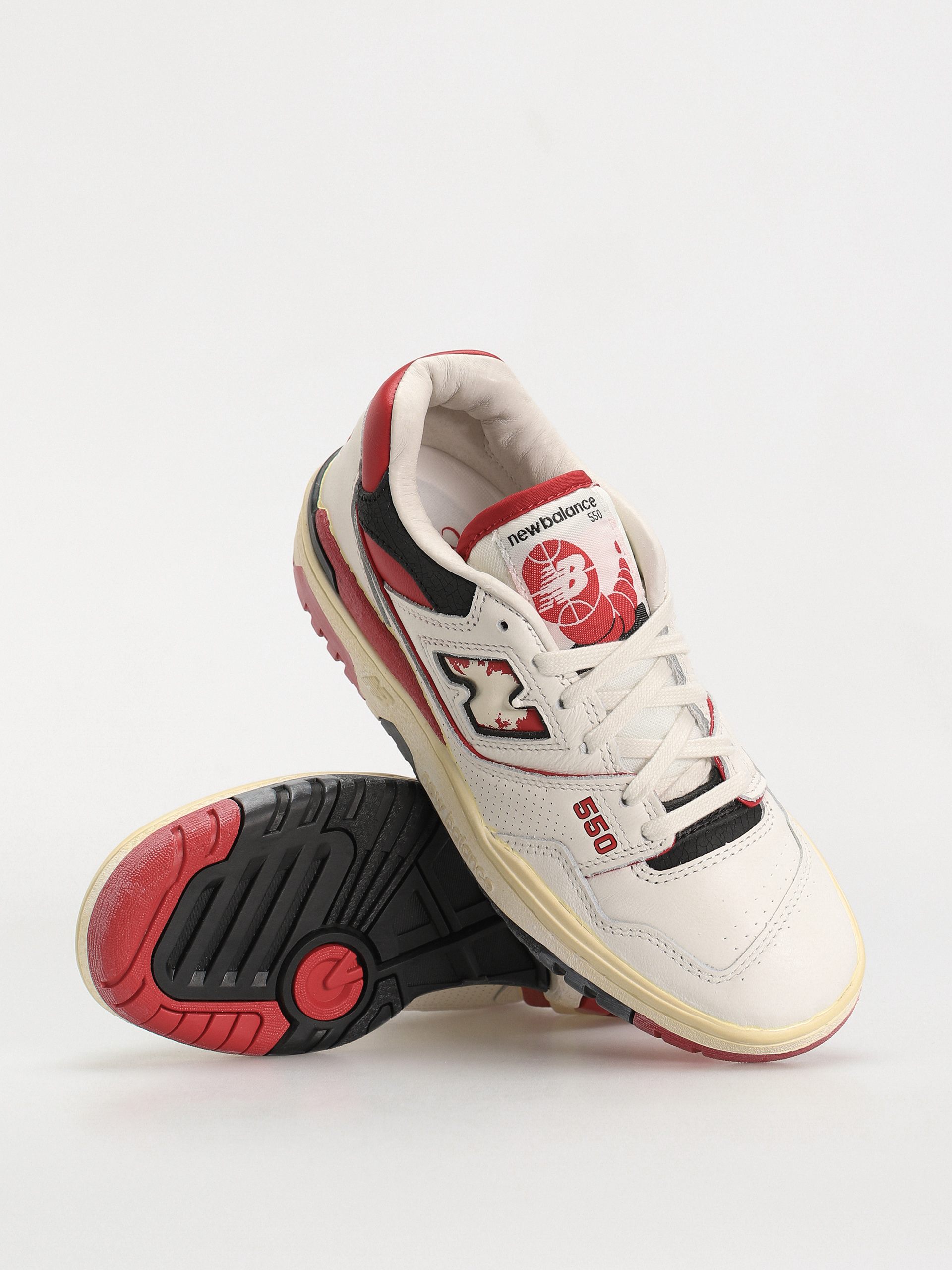 Обувки New Balance 550 (vintage red)