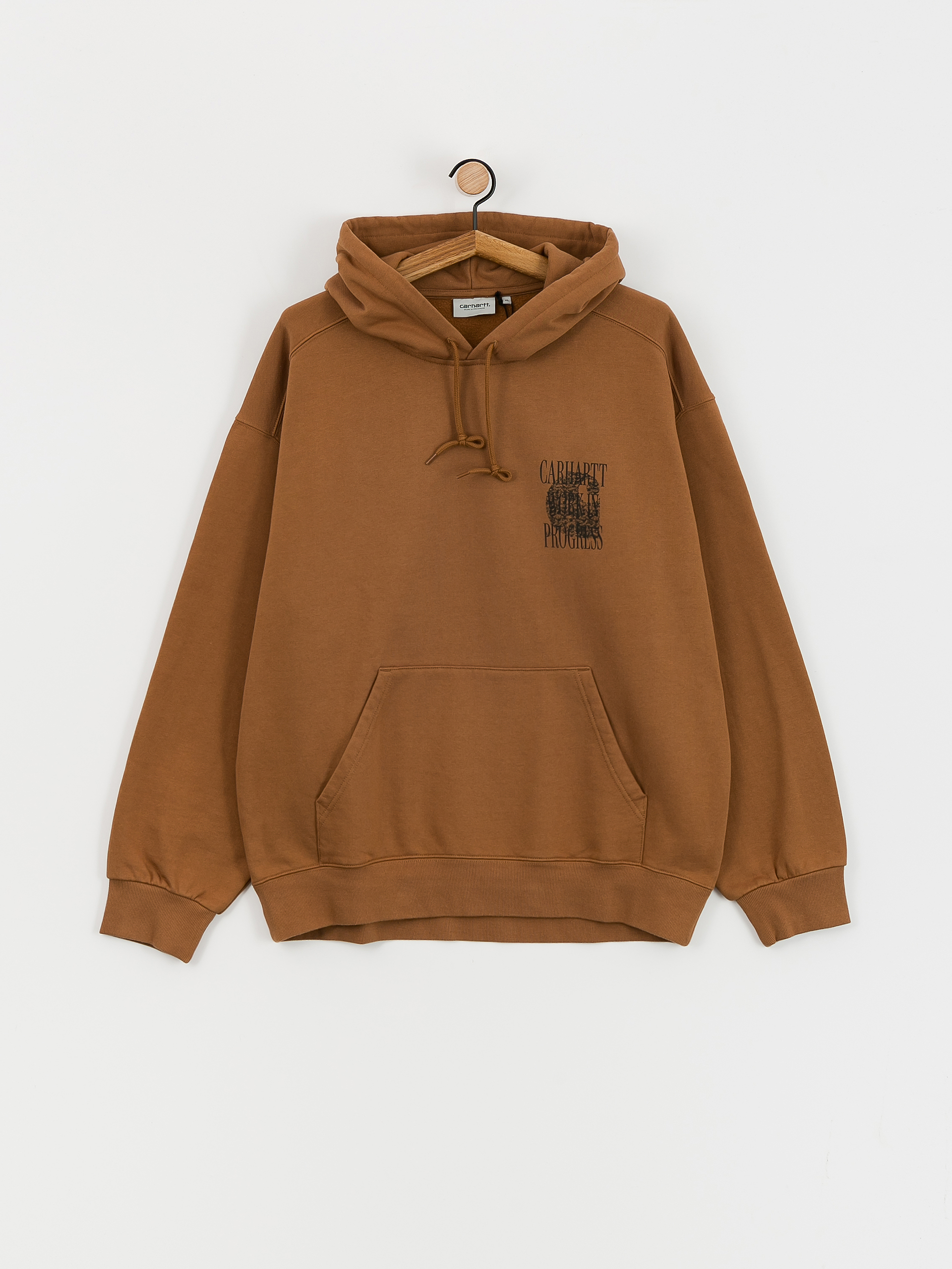 Суитшърт с качулка Carhartt WIP Always a WIP HD (hamilton brown)