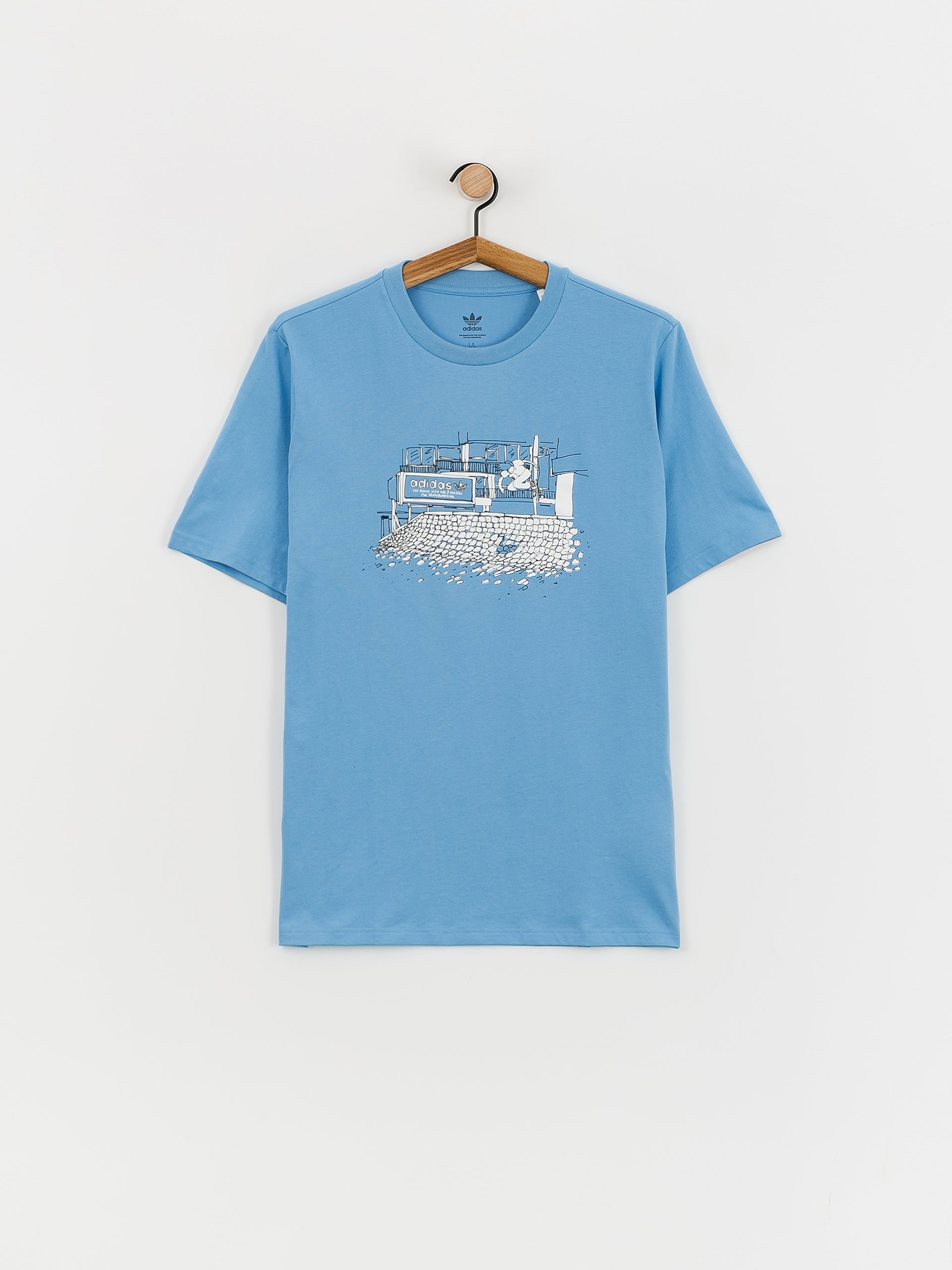 Тениска adidas Hjones 2 (ltblue/multco)