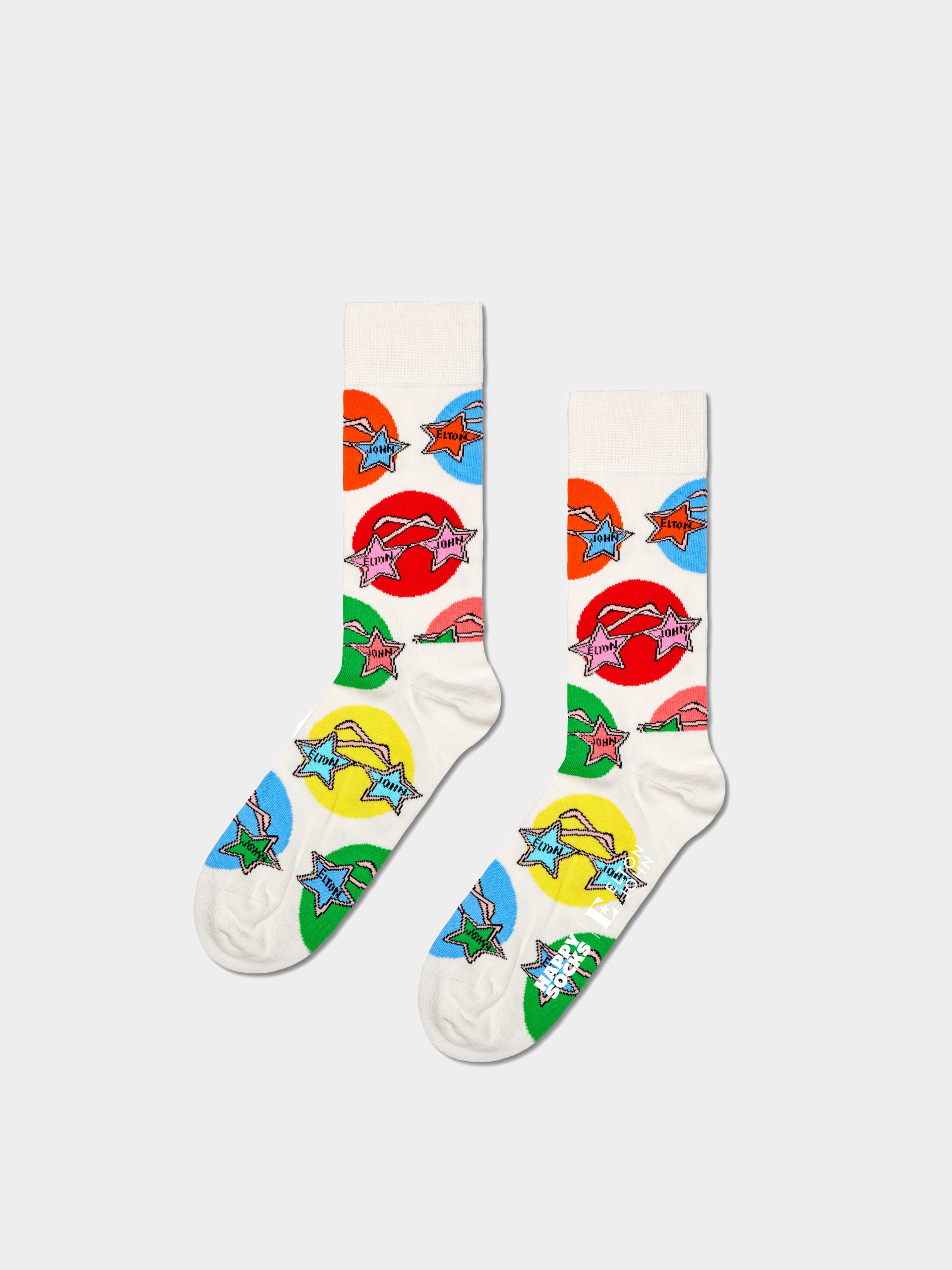 Чорапи Happy Socks Elton Glasses (white)