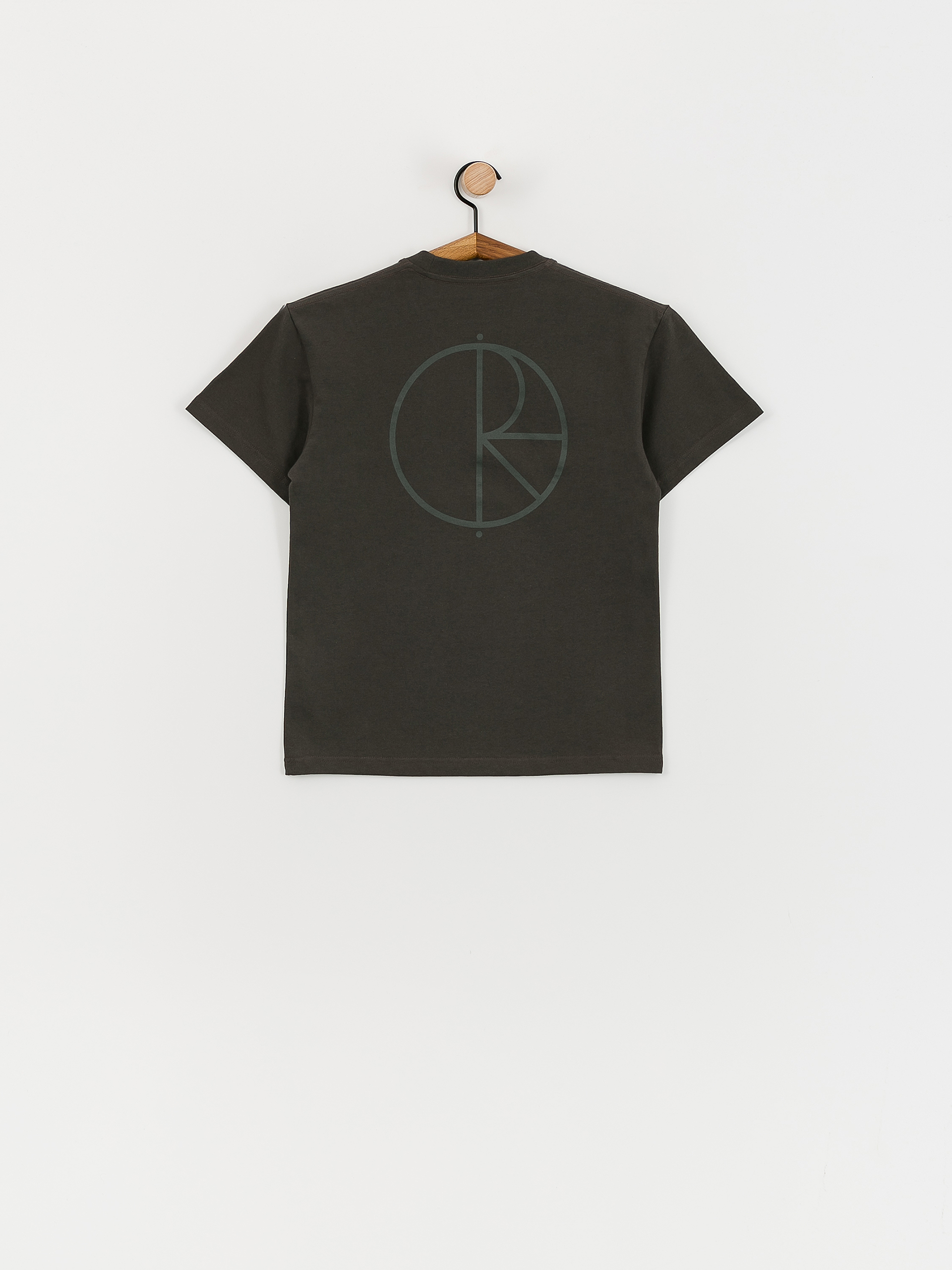 Тениска Polar Skate Stroke Logo Junior JR (dirty black)