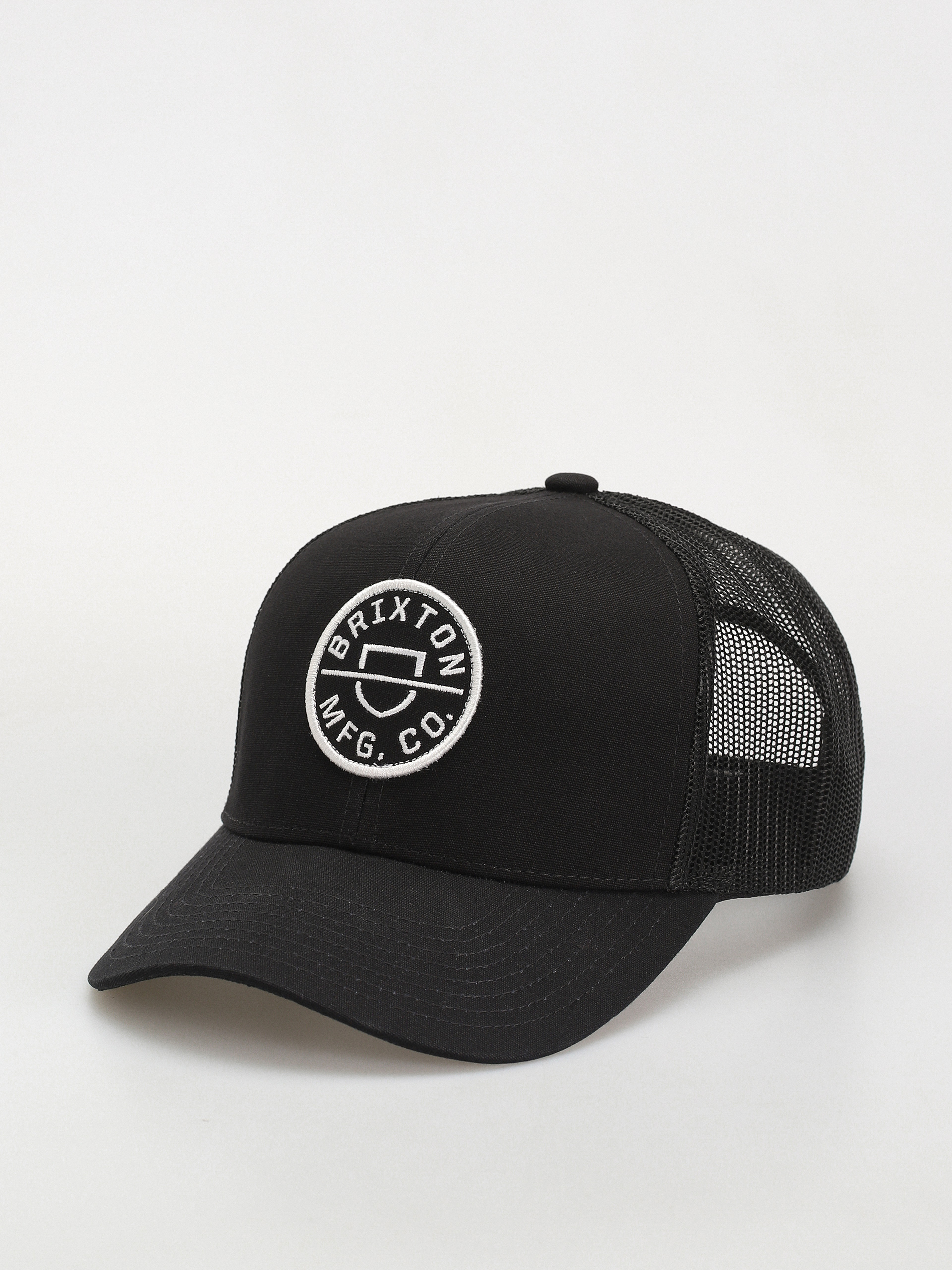 Шапка с козирка Brixton Crest X Mp Mesh Cap (black/black)